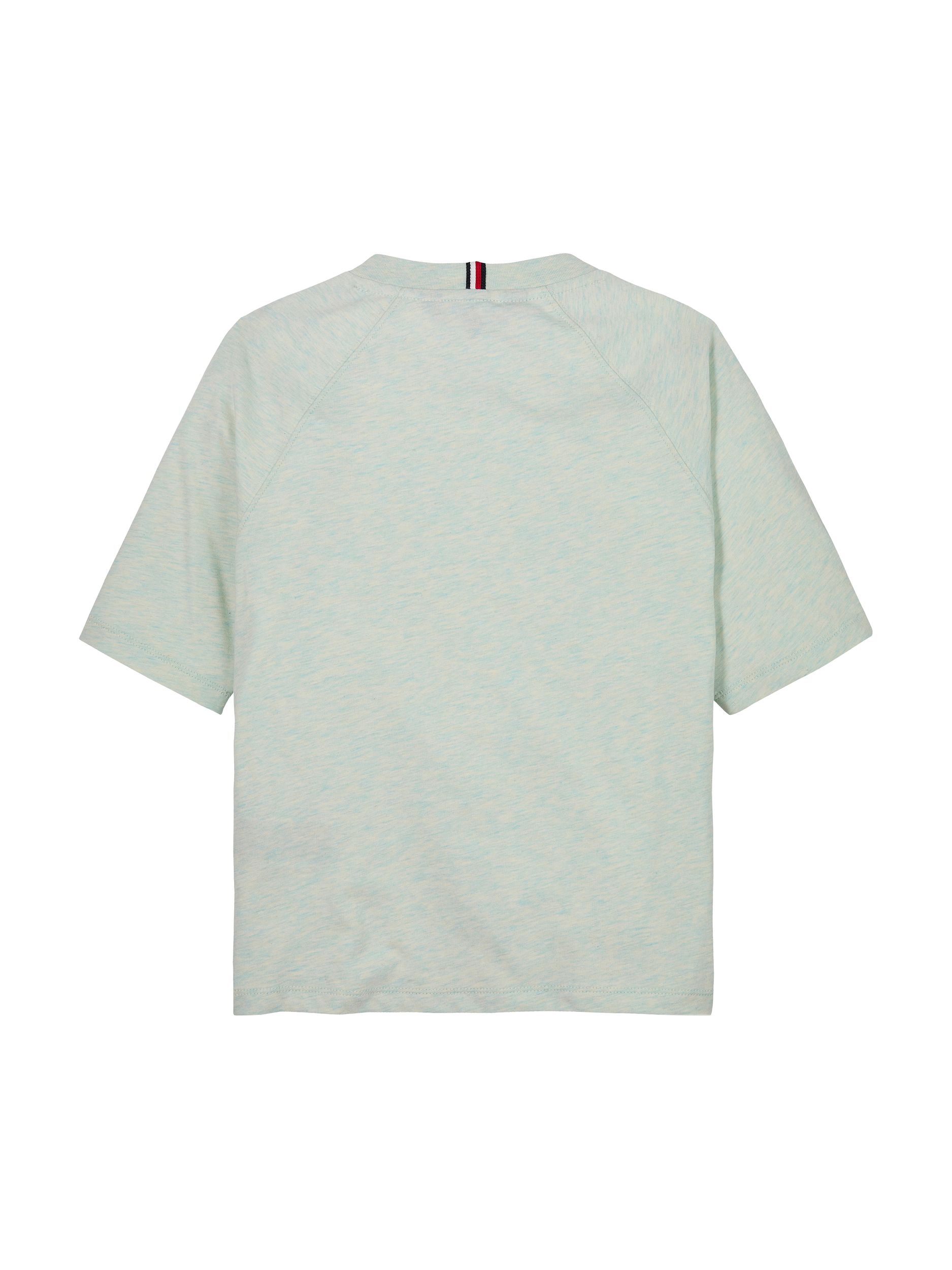 Tommy Hilfiger |  HILFIGER VARSITY TEE SS | 10 | dew green heather