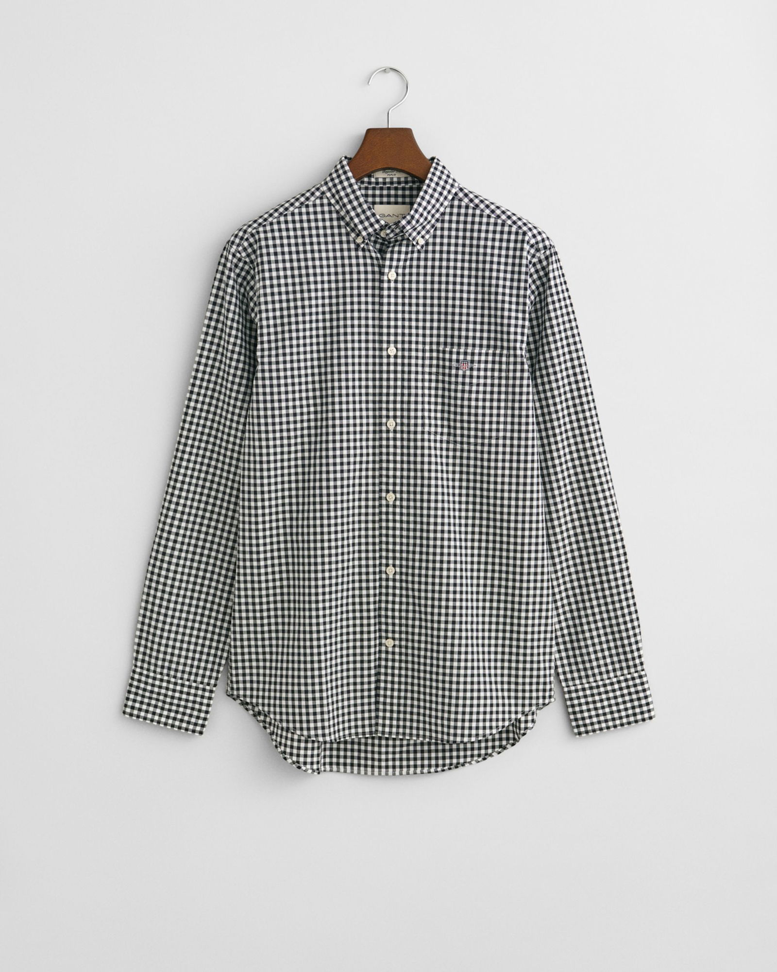Gant | Gant Hemd Regular Fit | L | black