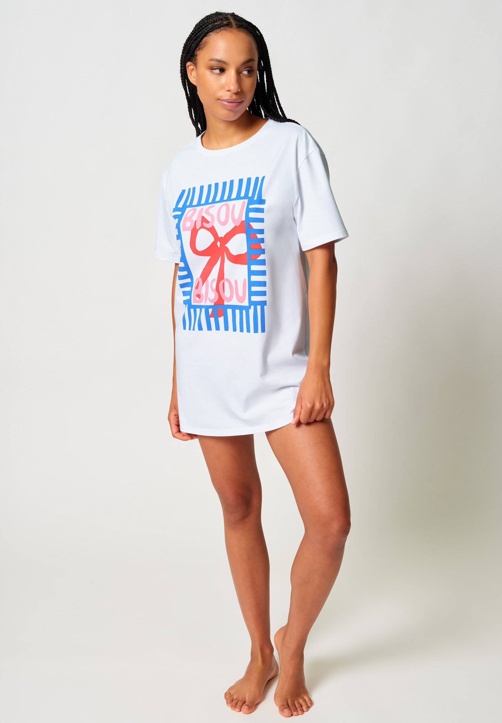 Da. Sleepshirt kz. A., white #3