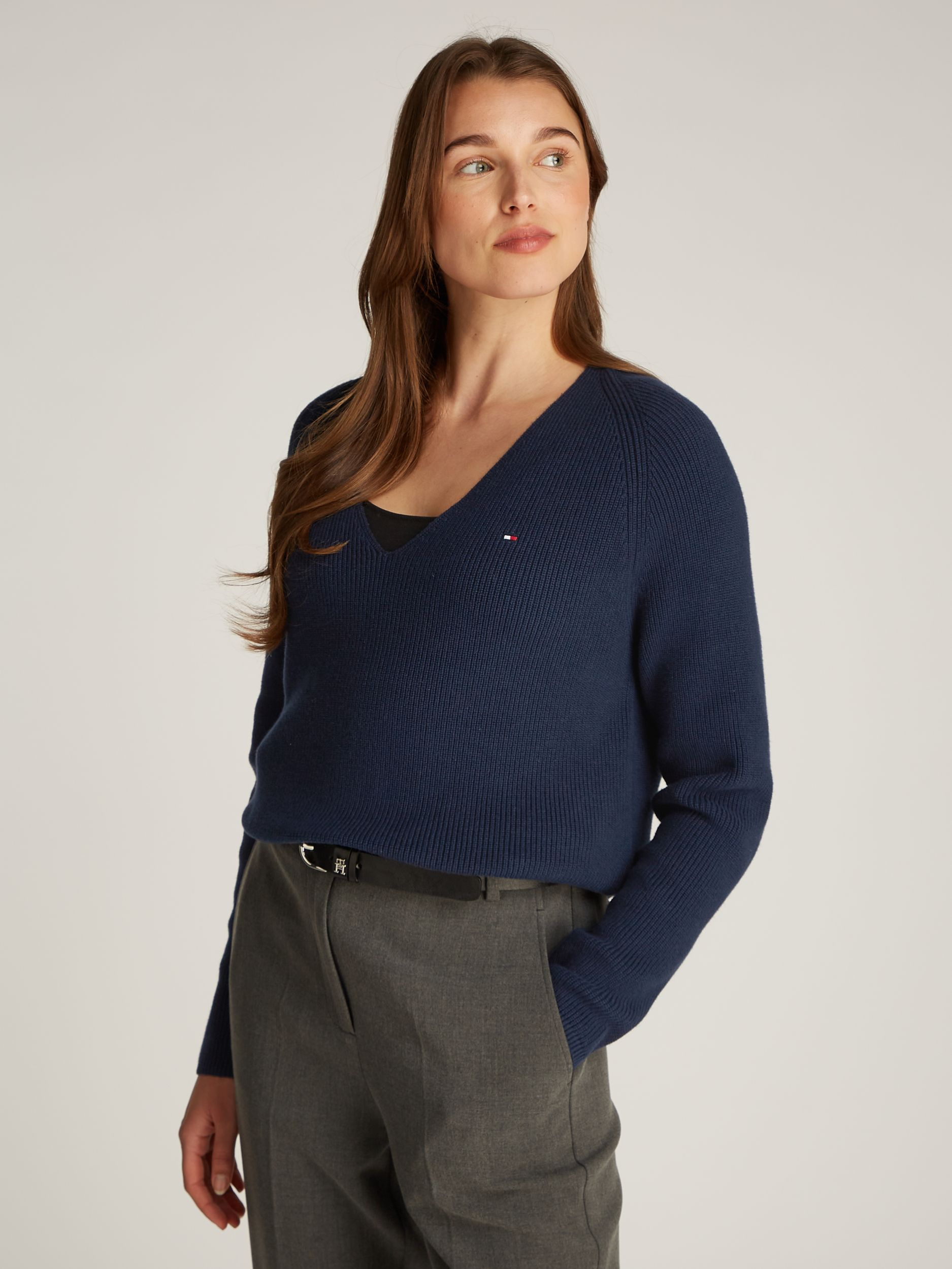 Tommy Hilfiger |  Tommy Hilfiger Pullover  | S | dark night navy