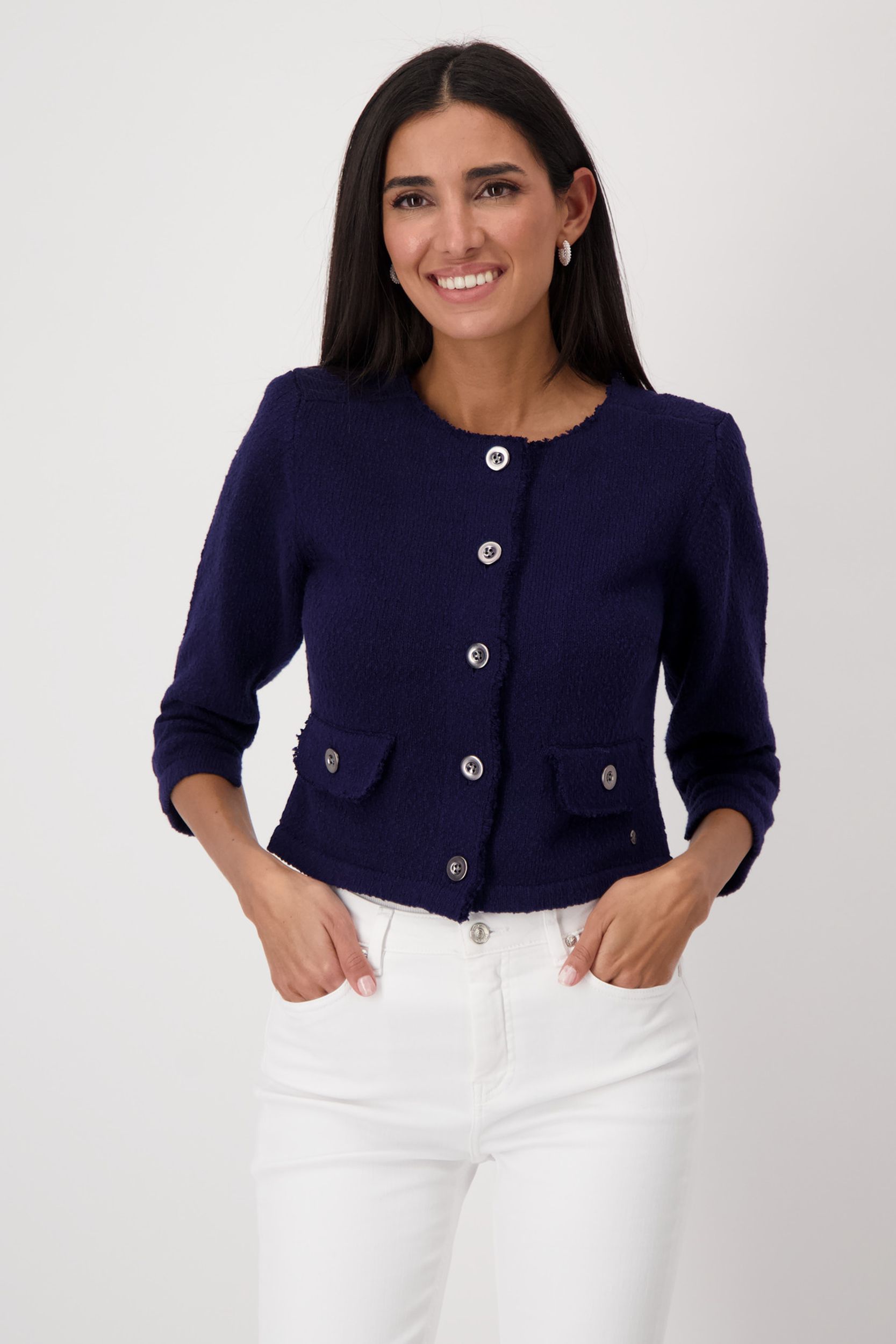 Monari |  Monari Strickjacke | Cardigan  | 42 | navy blue