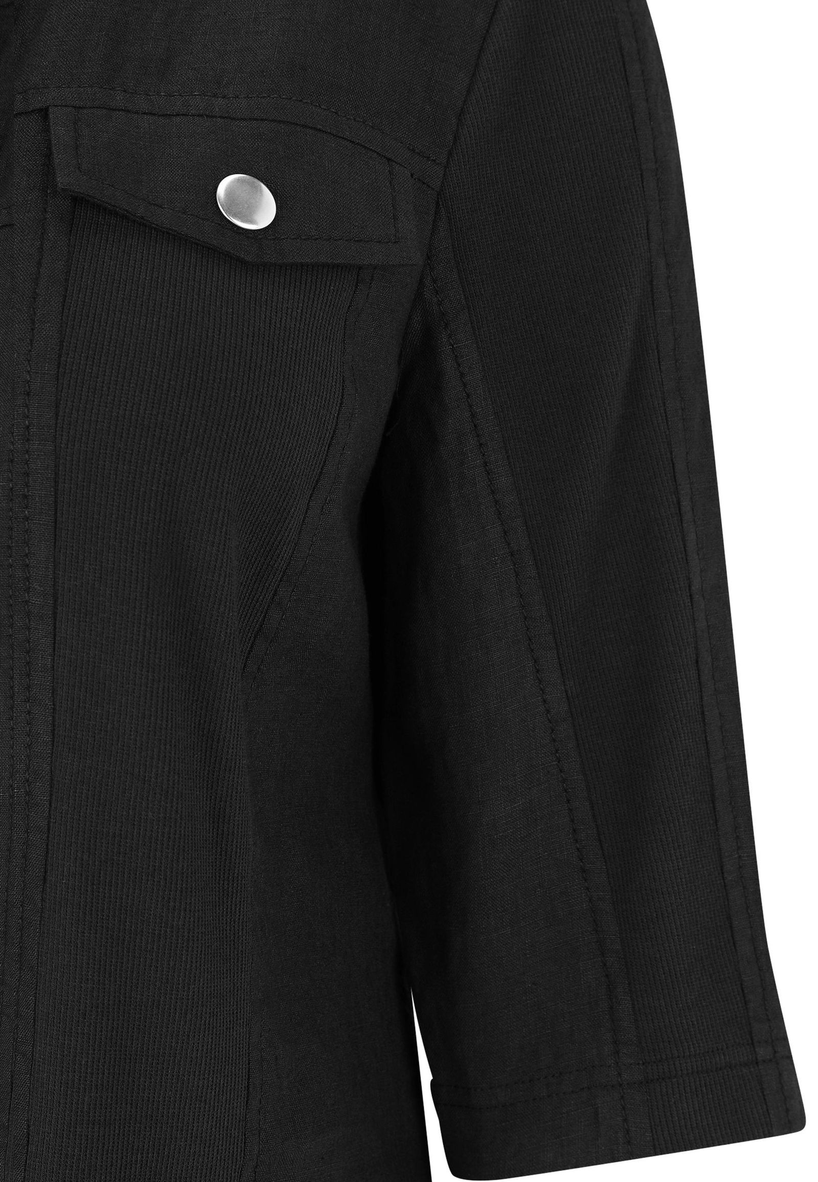 |  Jacke gewebt, Schwarz | 48 | schwarz