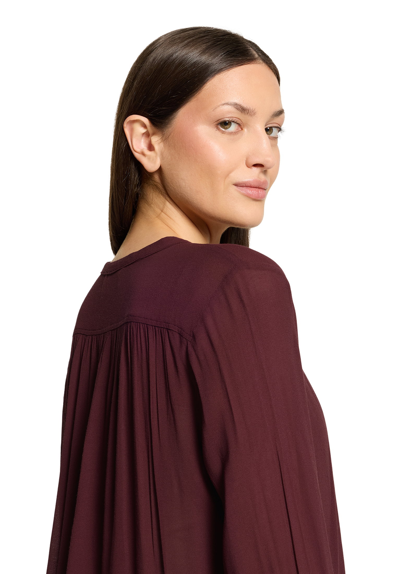 Bluse Kurz 1/1 Arm, Dark Dahlia #7