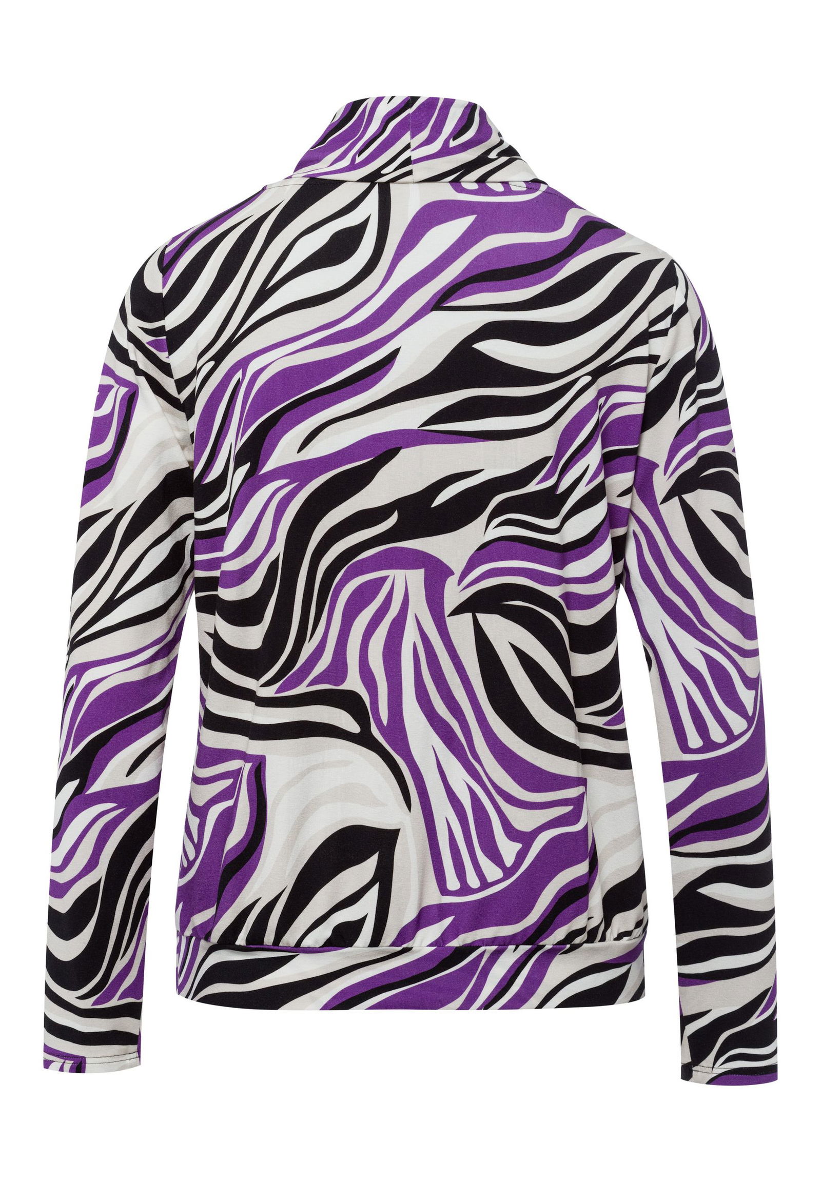 Frank Walder |  Frank Walder Shirt  | 48 | schwarz/deep orchid/tofu