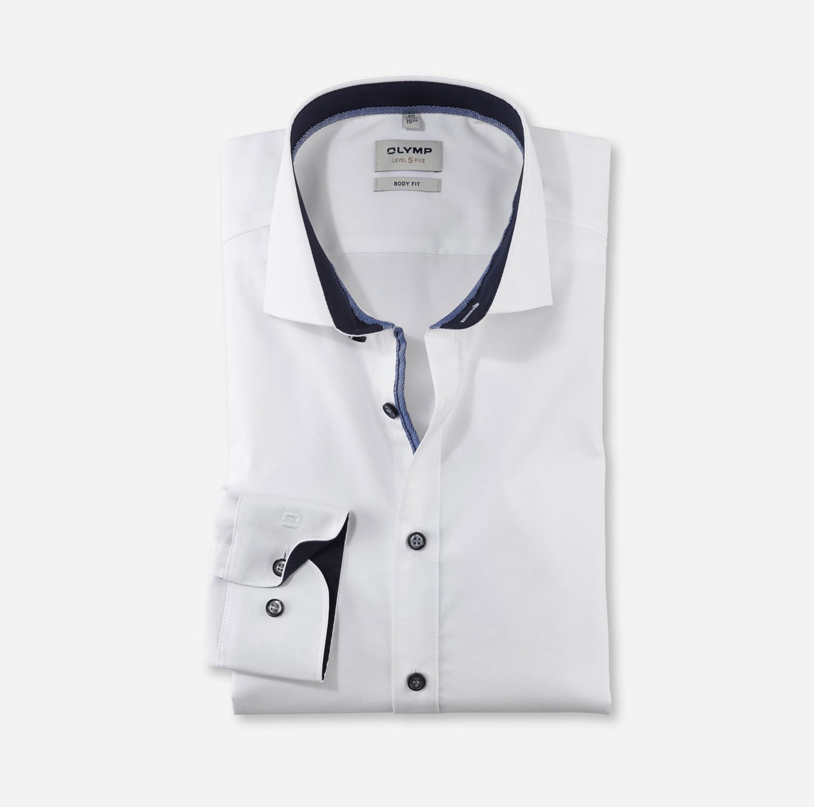 Olymp |  Olymp Hemd Modern Fit  | 46 | weiß