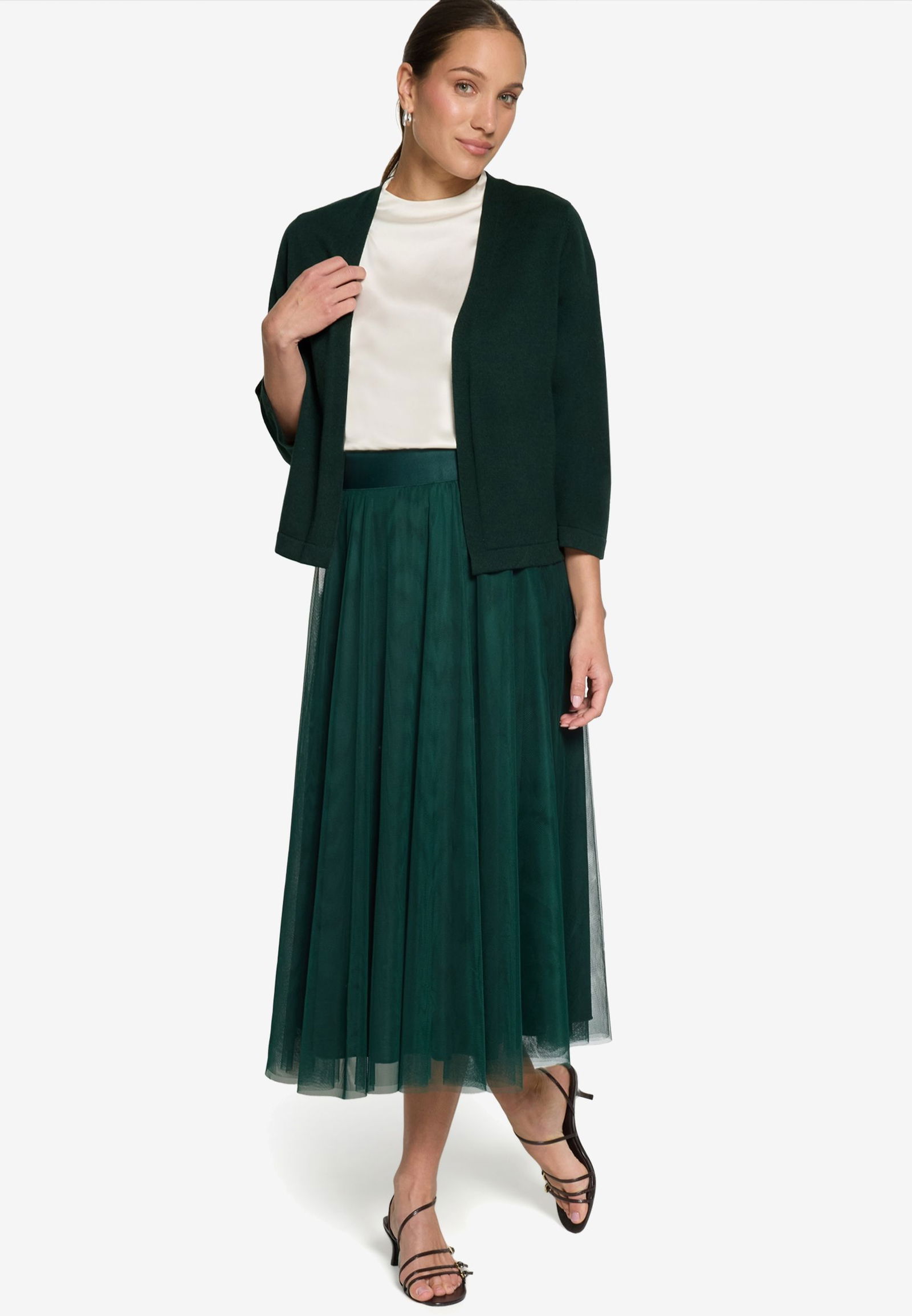 Zero |  Zero Strickjacke | Cardigan  | 36 | scarab