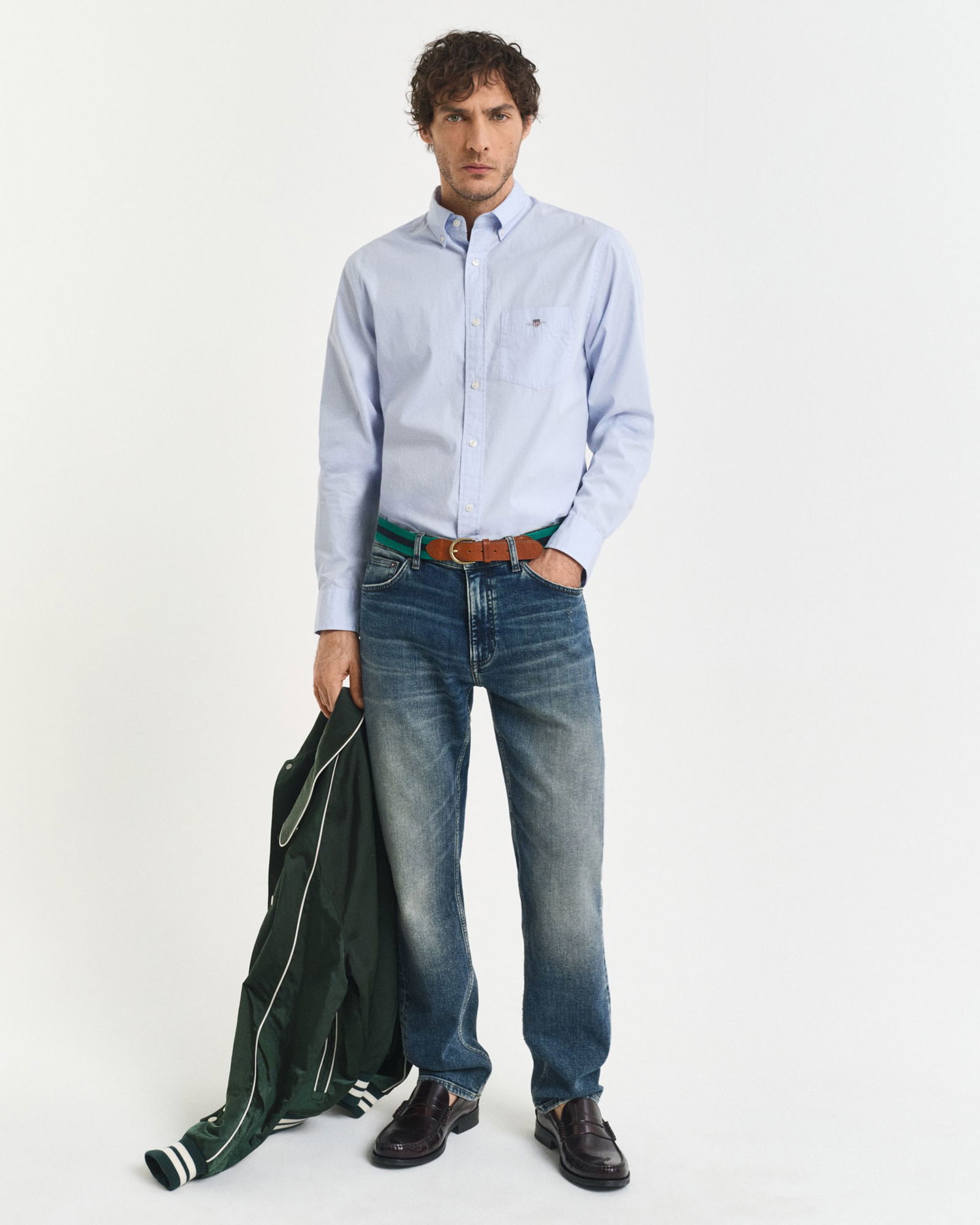 Gant |  Gant Classic Popeline Hemd | L | light blue