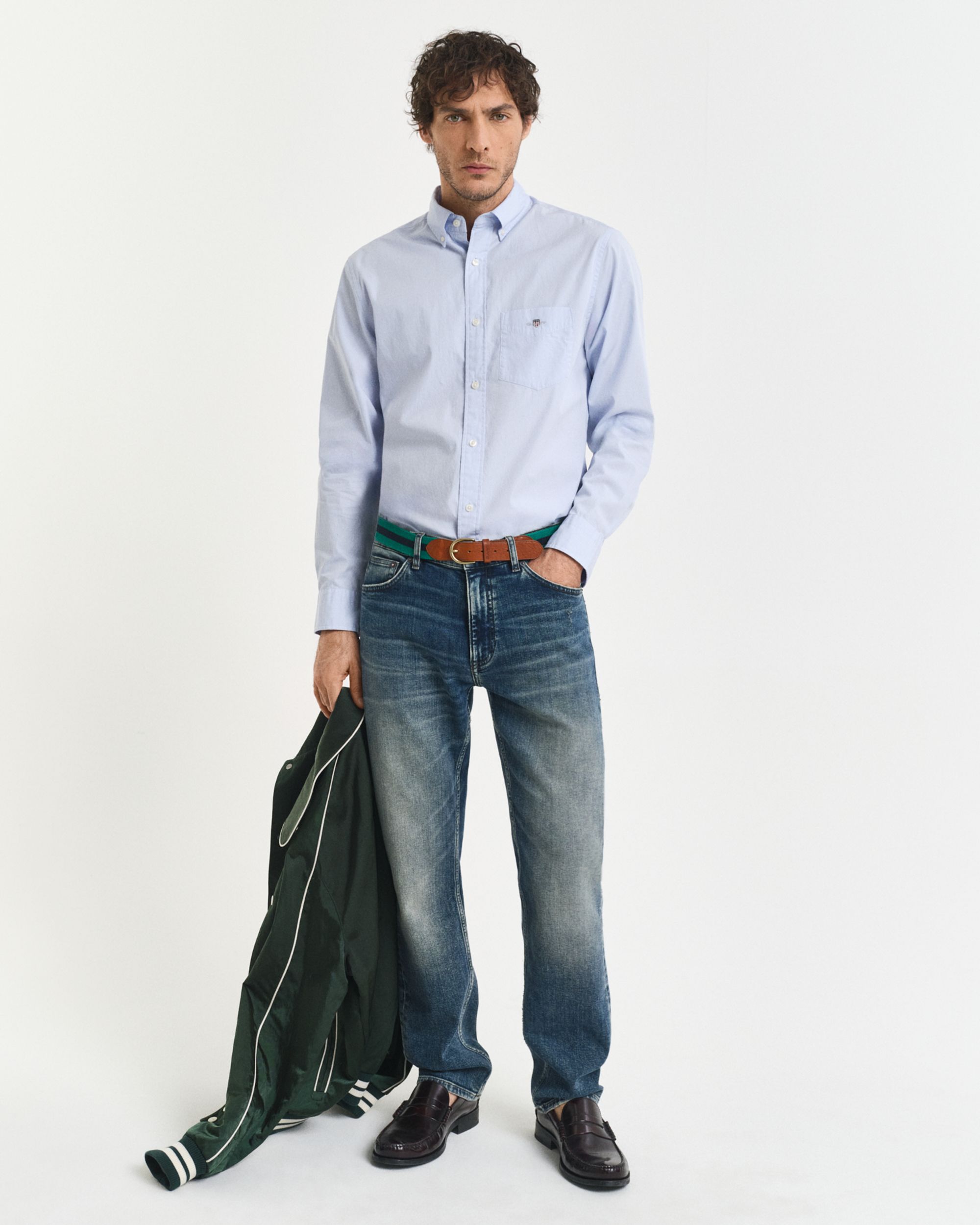 Gant |  Gant Classic Popeline Hemd | L | light blue