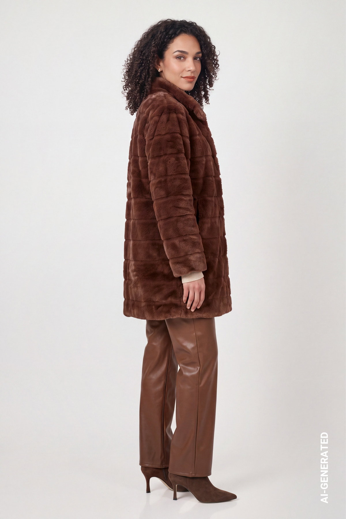 Mantel, chocolate brown #3