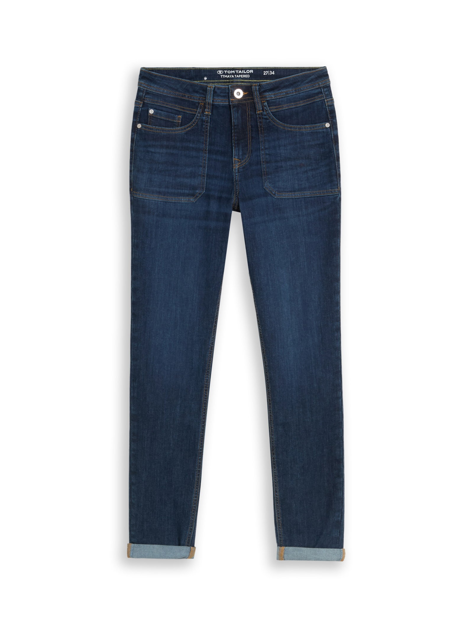 TTMAYA TAPERED, Clean Dark Stone Blue Denim #1