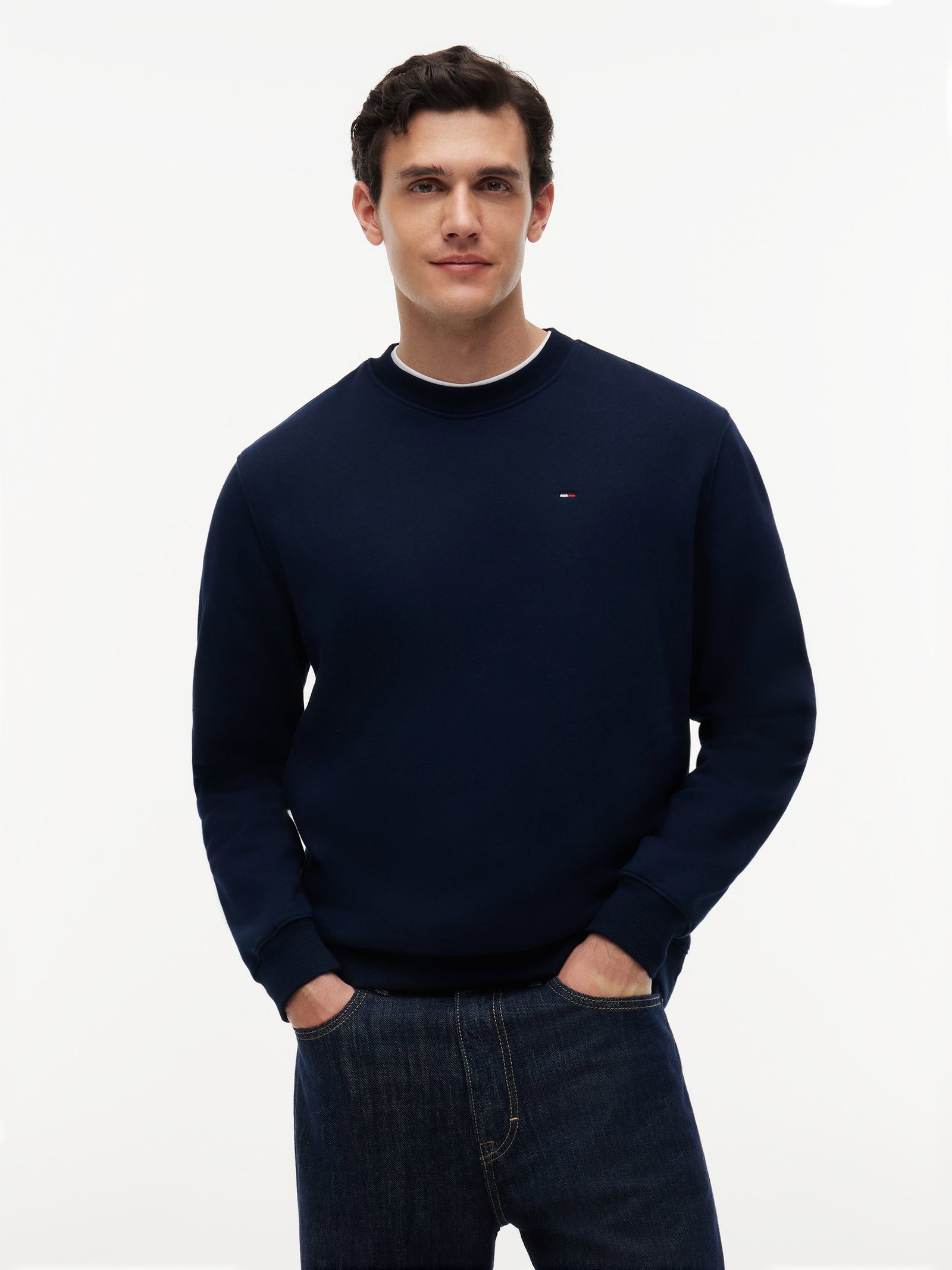 77b03d16a9e37836bed99f755f8e17a9 Tommy Jeans | Tommy Jeans Sweatshirt | L | dark night navy