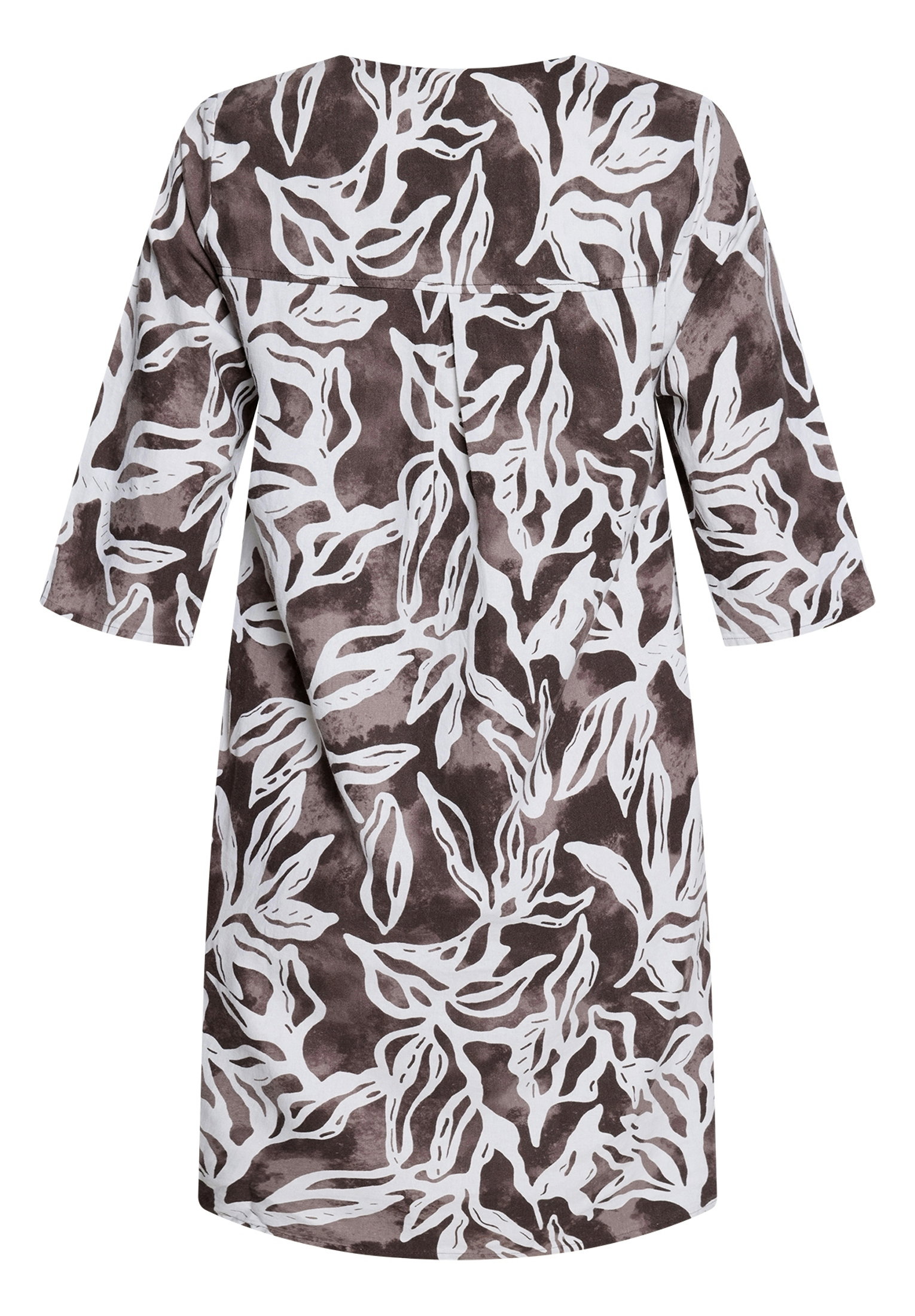 Kleid Kurz, Cream/Brown #2