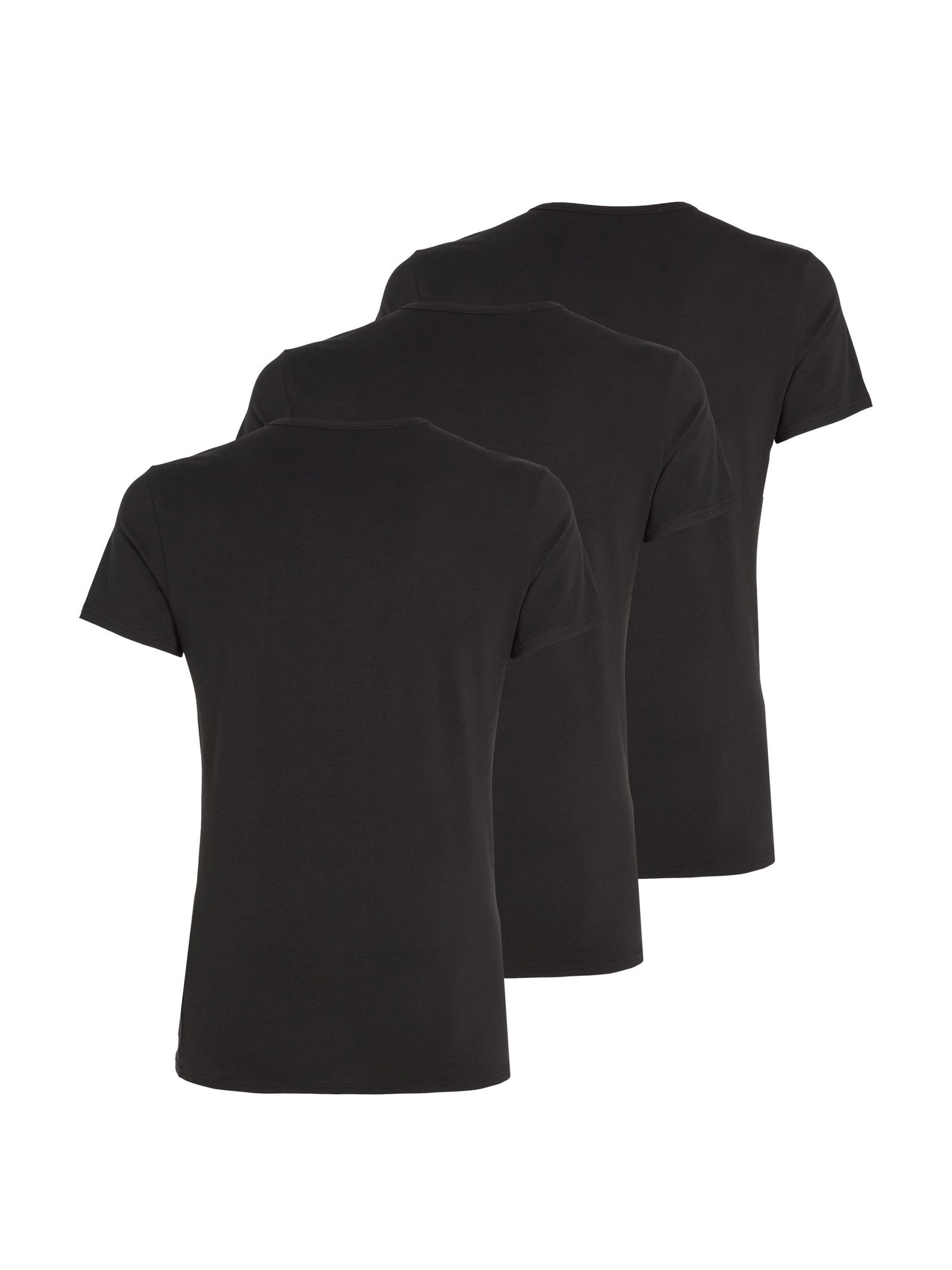  | STRETCH VN TEE SS 3PACK | XXL | BLACK