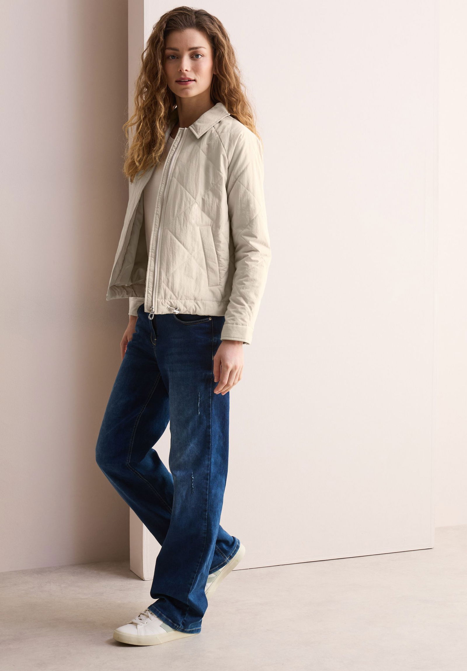 CECIL |  CECIL Funktionsjacke  | M | pearl beige