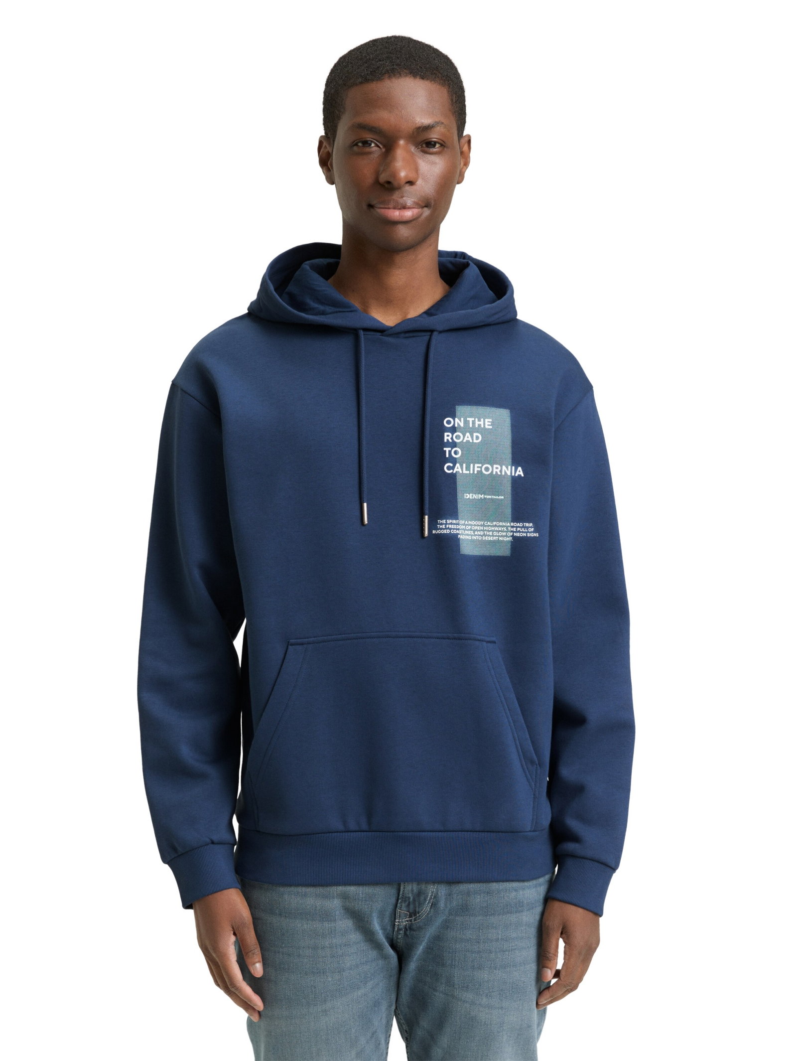 printed hoodie, Ocean Night Blue #6