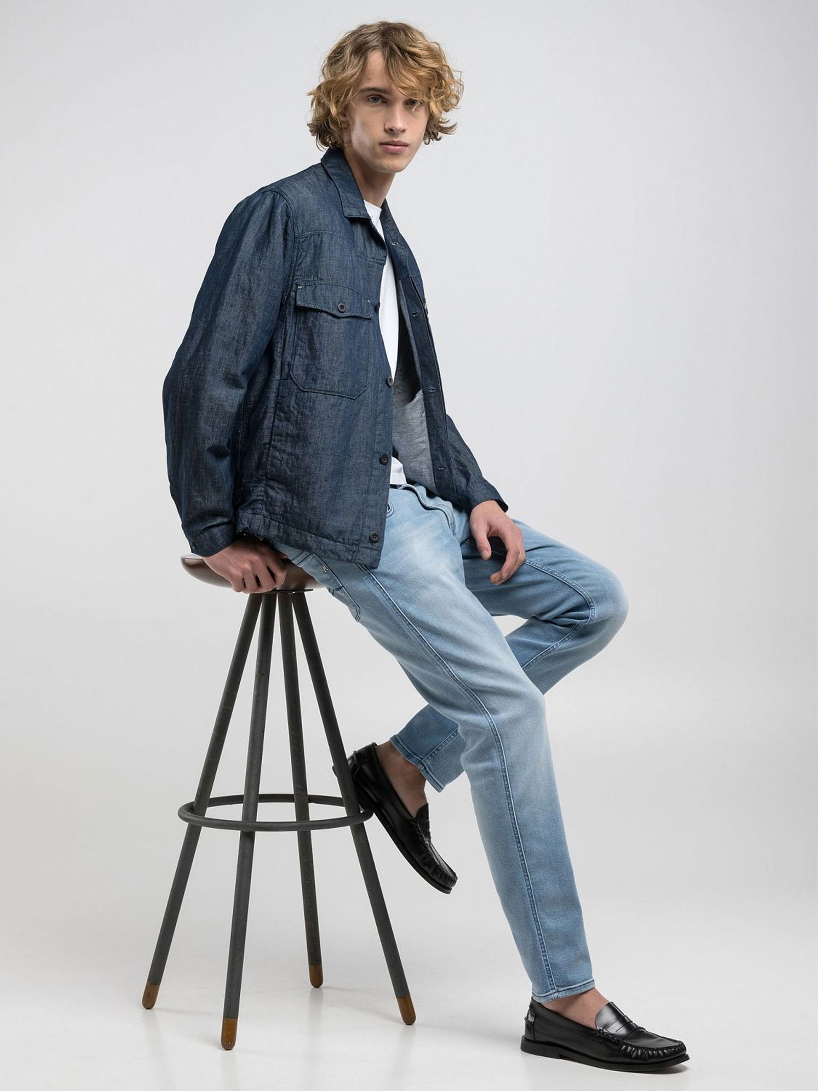 Replay |  Replay Jeans Slim Fit Jeans "Anbass"  | 32/34 | blau