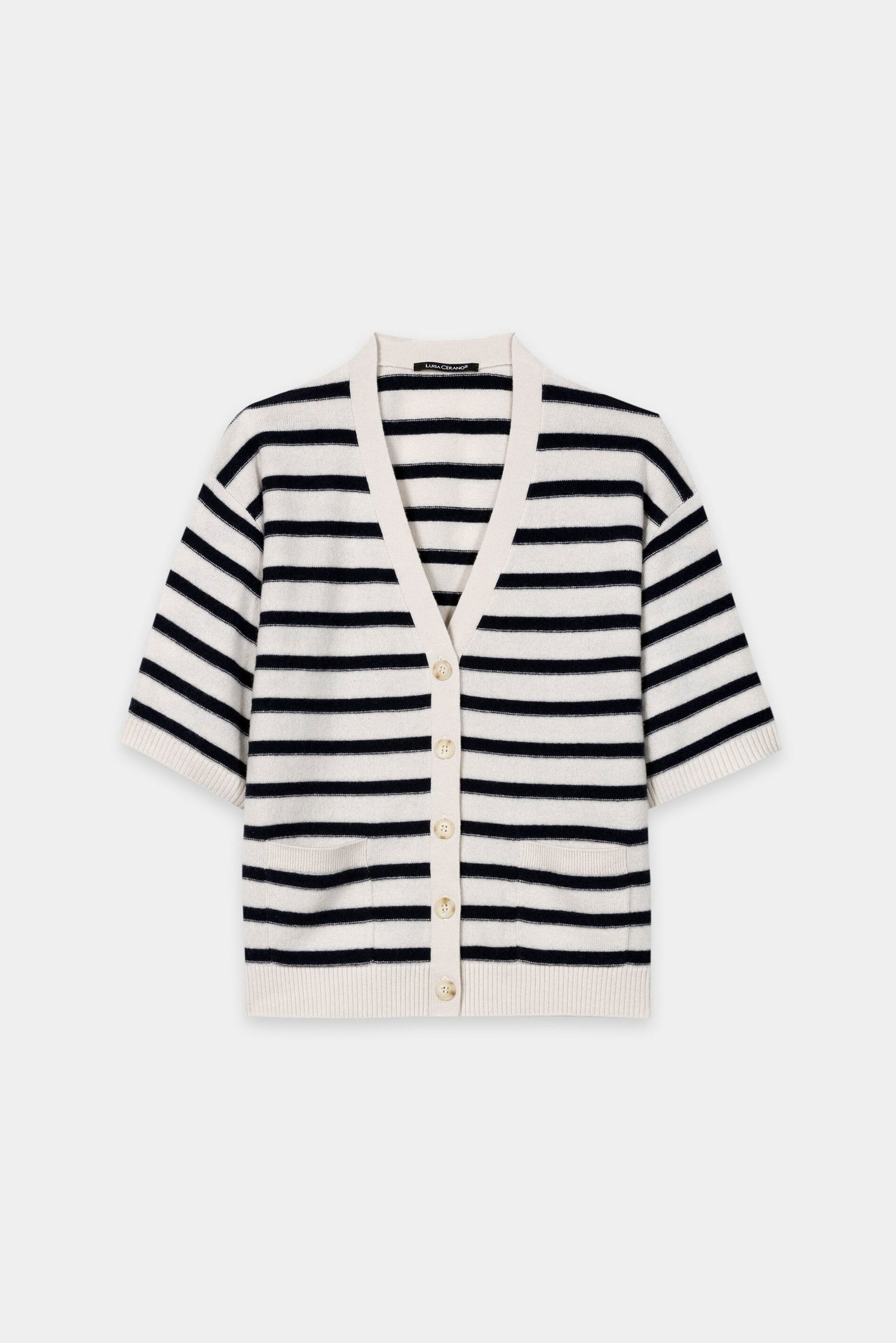 |  Strickjacke, navy blue stripe | 36 | 1952_2947