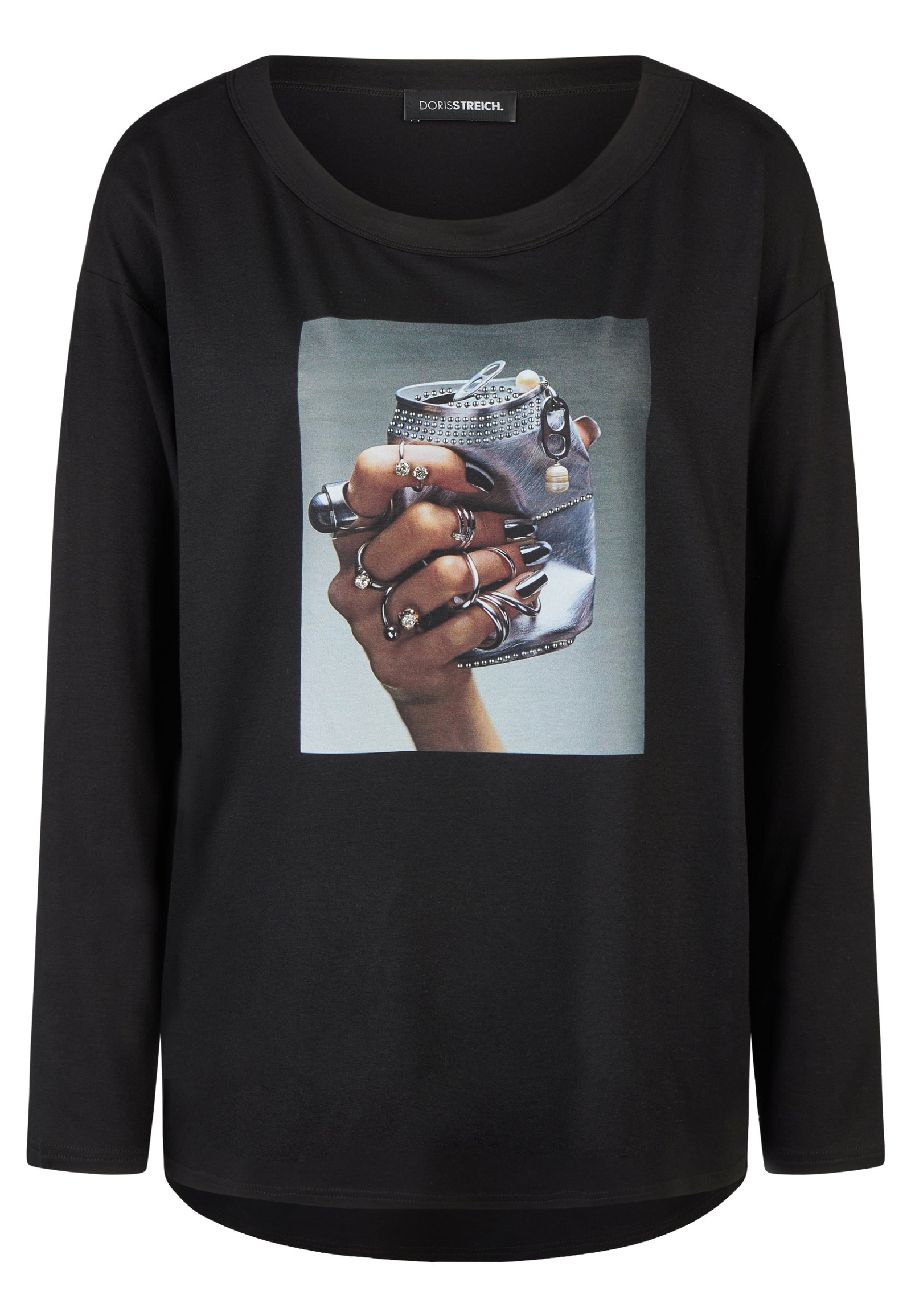 T-Shirt 1/1 Arm, Schwarz #1