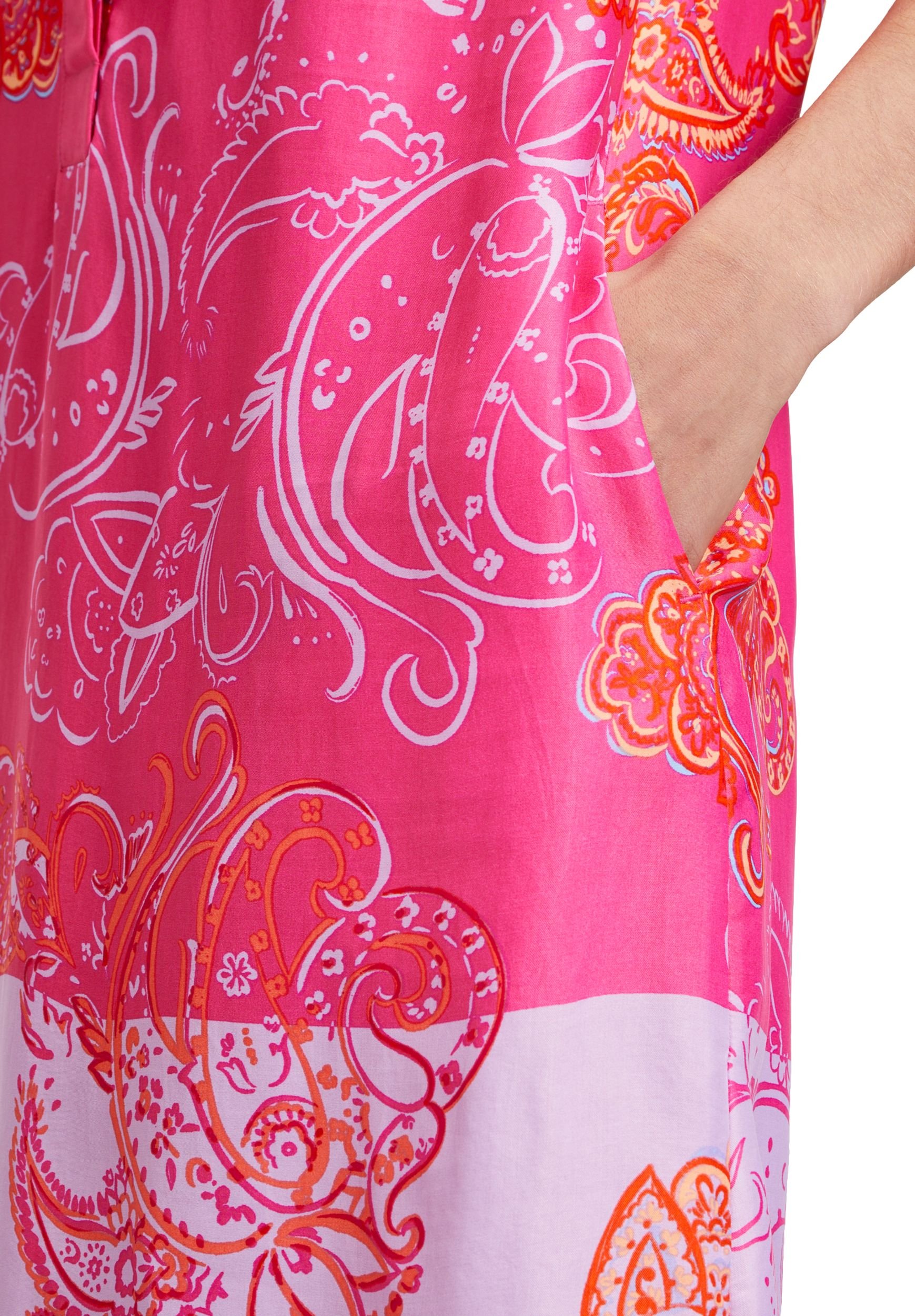 Betty Barclay Knielanges Hemdblusenkleid aus Viskose