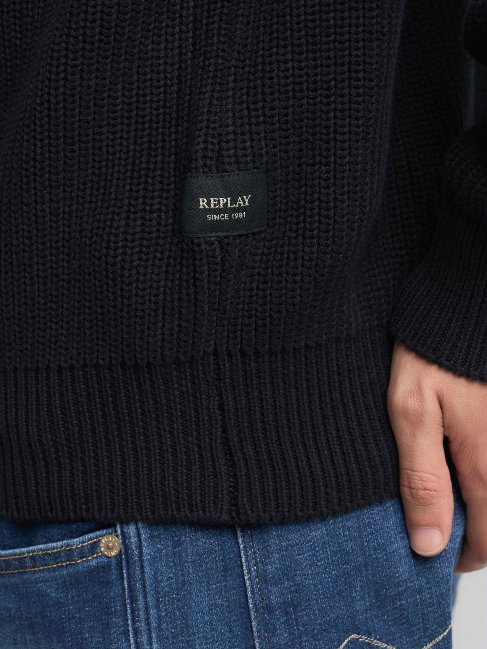 Replay |  Replay Longsvleeve | XL | black