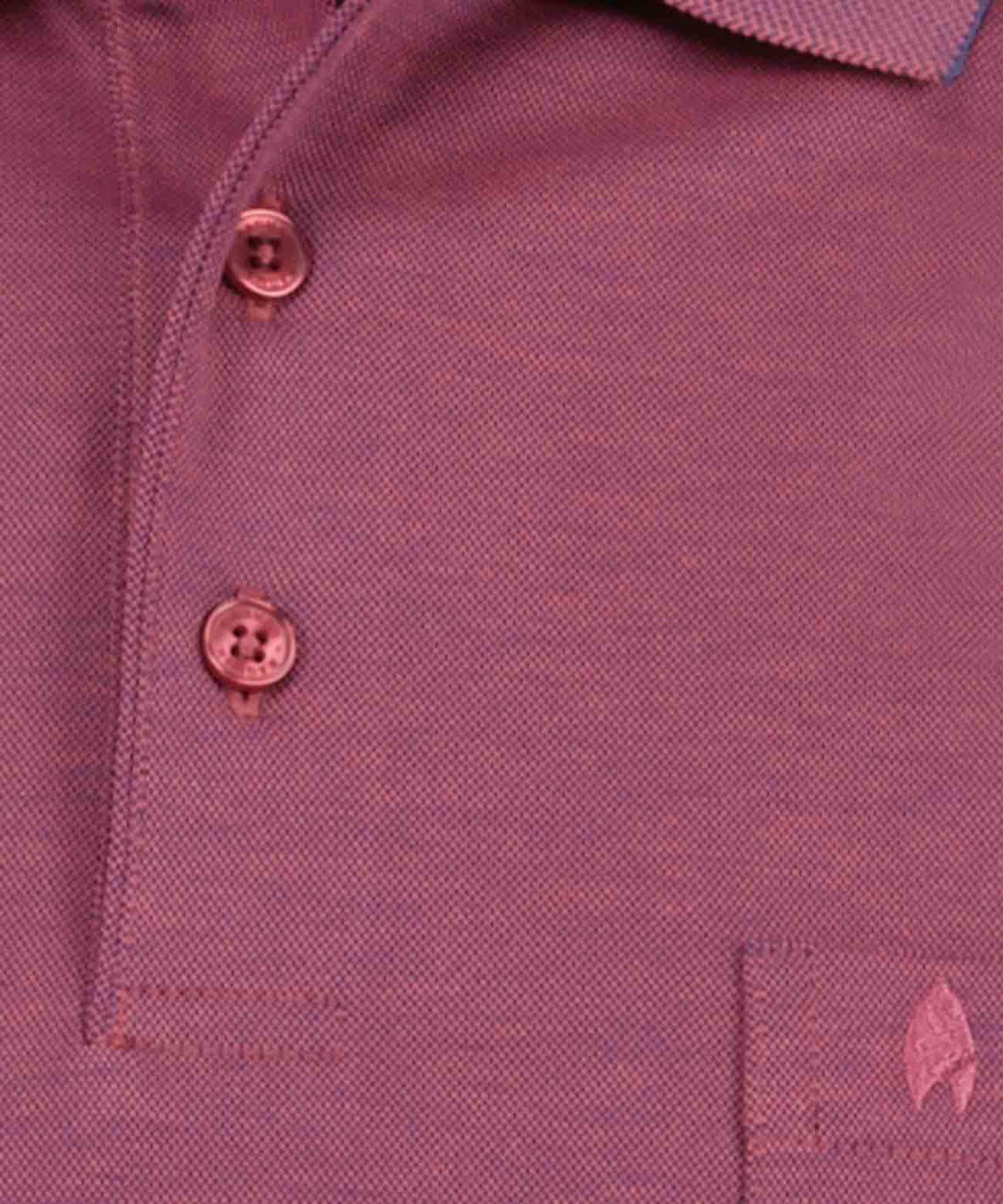 RAGMAN |  RAGMAN Poloshirt  | 4XL | beere