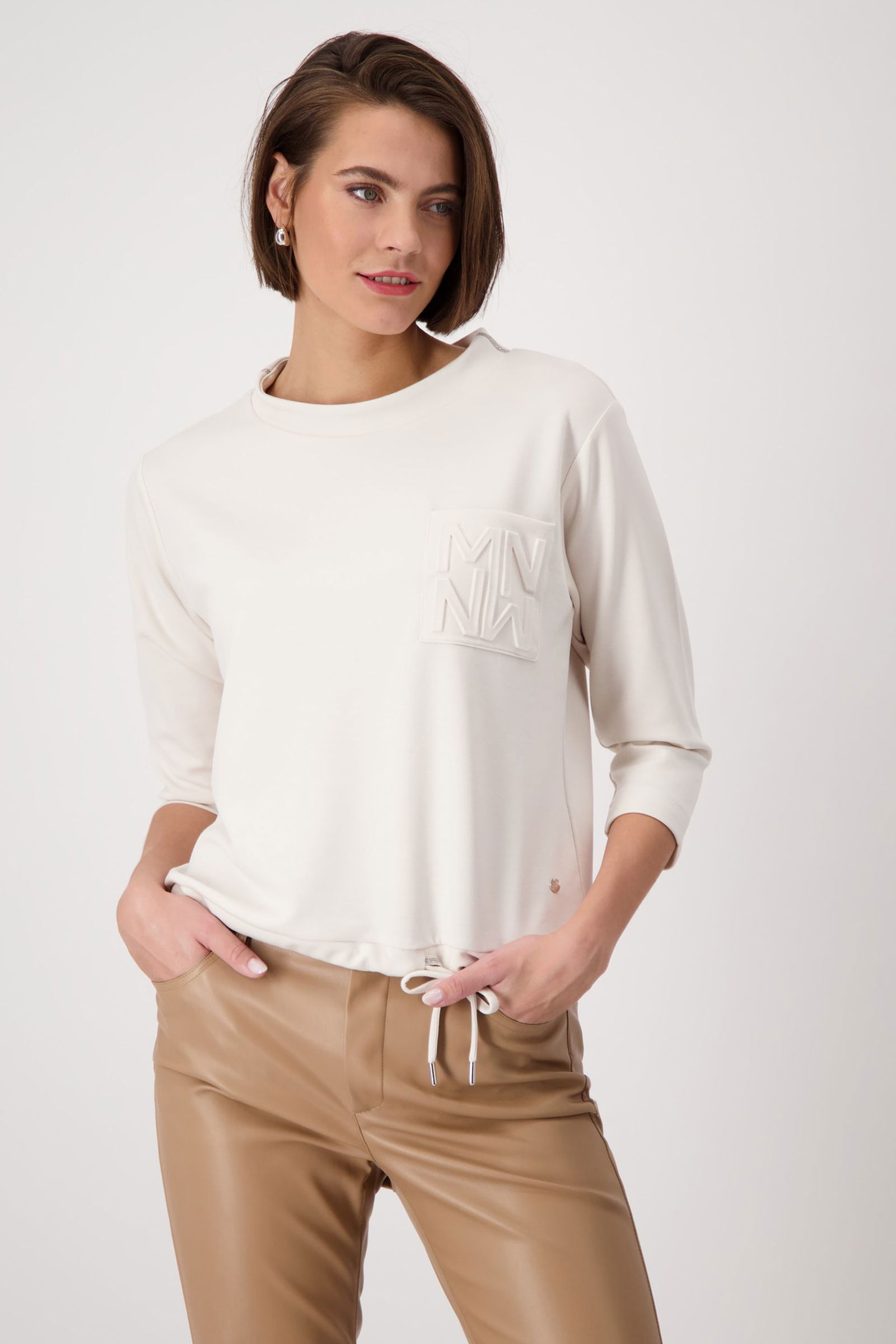 Monari |  Monari Sweatshirt  | 46 | creamy beige
