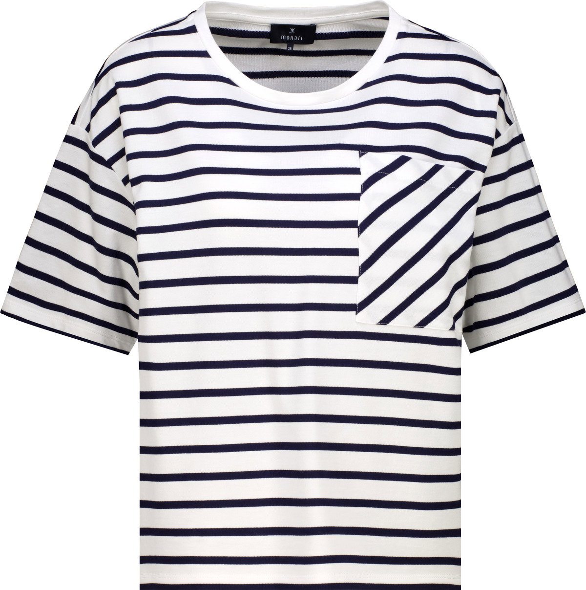 T-Shirt, marine ringel #1