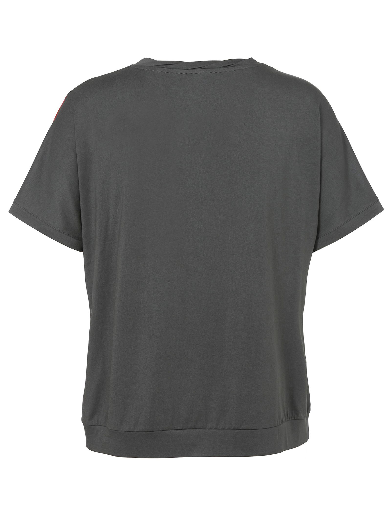 405ef0b5c64590d961e83abad5e50645 VIA APPIA DUE |  T-Shirt Rundhals 1/2 Arm Druck Strass | 44 | dunkelgrau multicol
