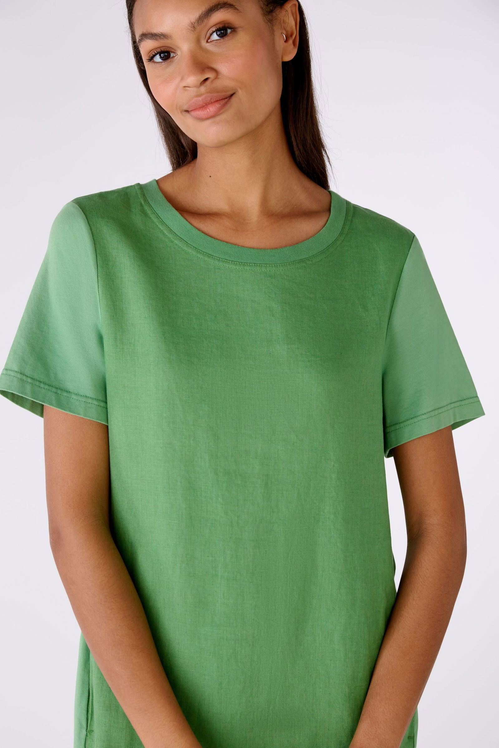 Oui Kleid aus Leinen 