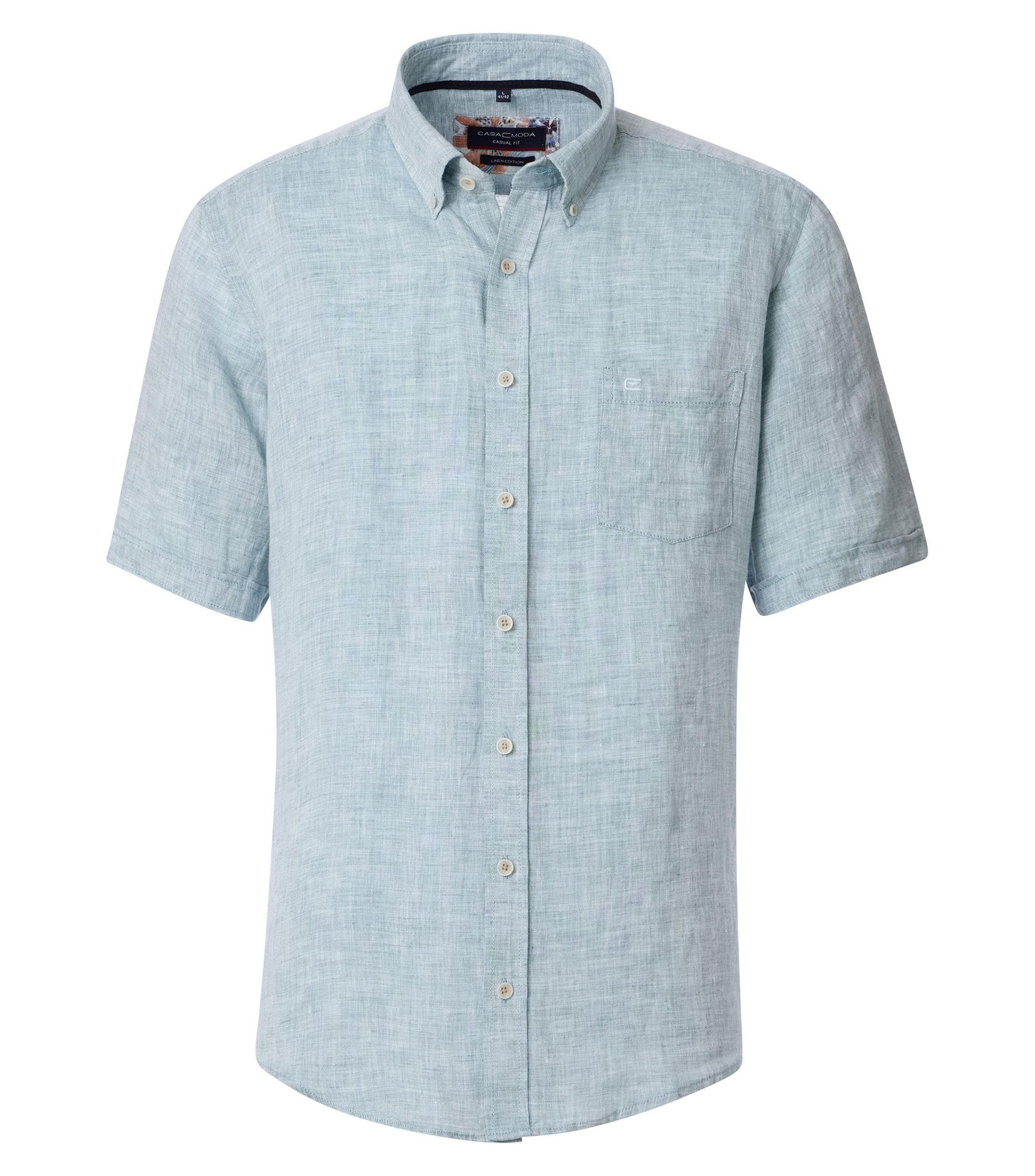 cf923b3b532c137cb3e7c442ac2d0a7b Casa Moda |  Casa Moda Hemd Regular Fit  | M | aqua bis petrol