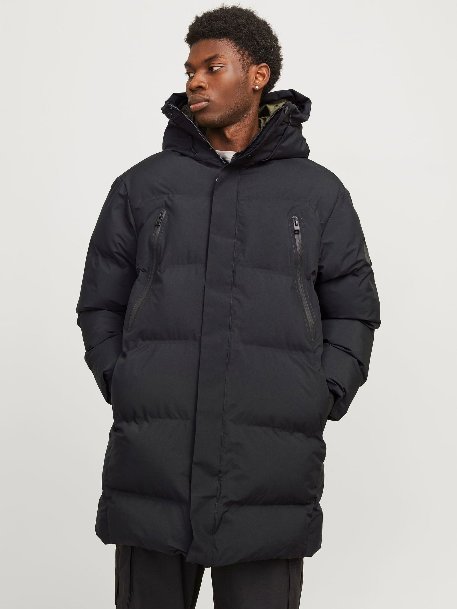 Jack&Jones | JCOALPHA LONG PUFFER SN | M | black