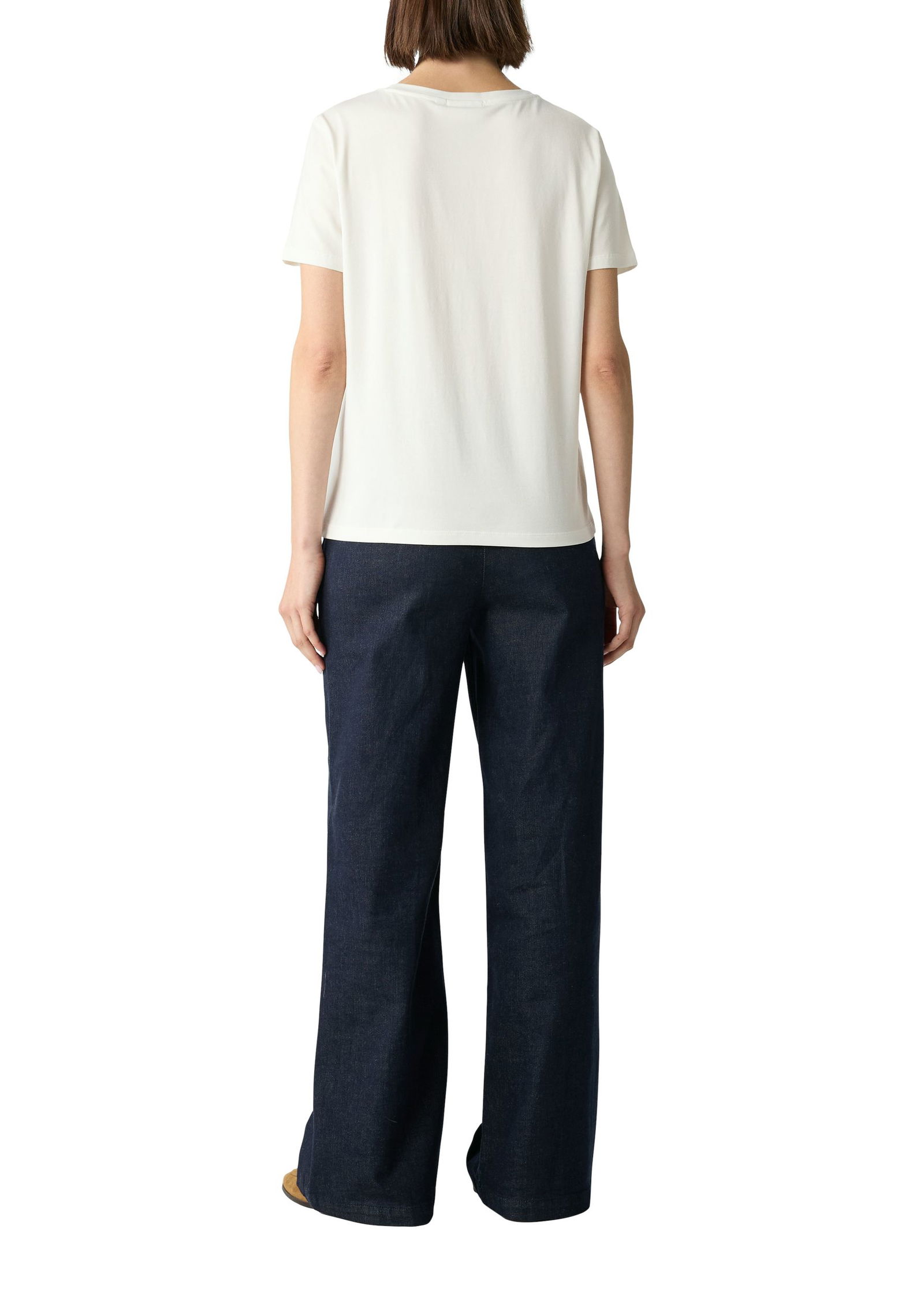 b52099d84d0937cf6af23399e64fa0f5 Comma | T-Shirt | 40 | weiß