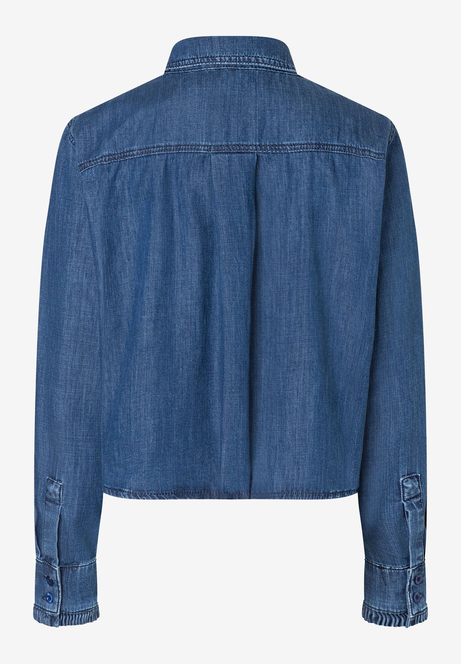 More & More |  Kurze Jeansbluse | 40 | denim