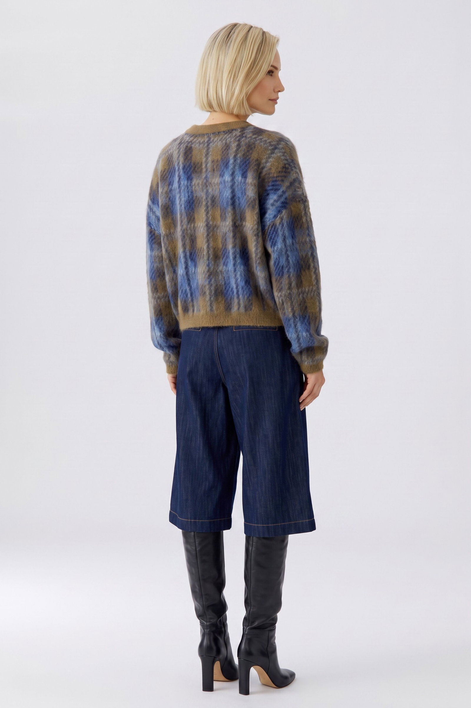 Pullover, lt brown blue #6