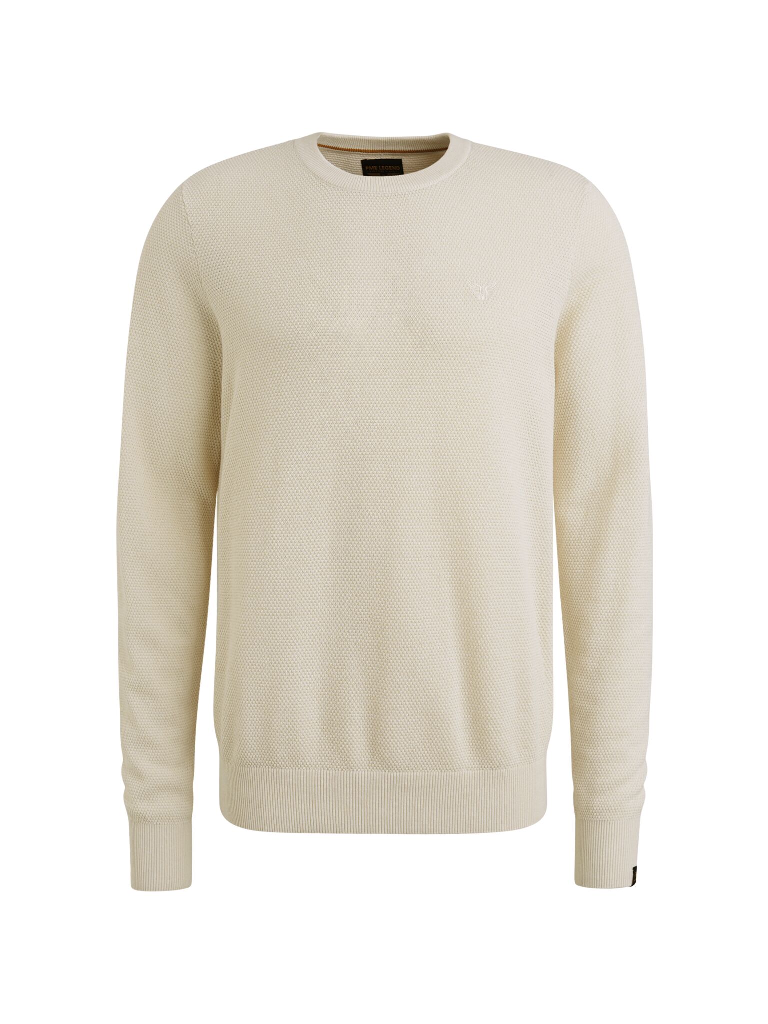 R-neck cotton modal, Bone White Melee #1