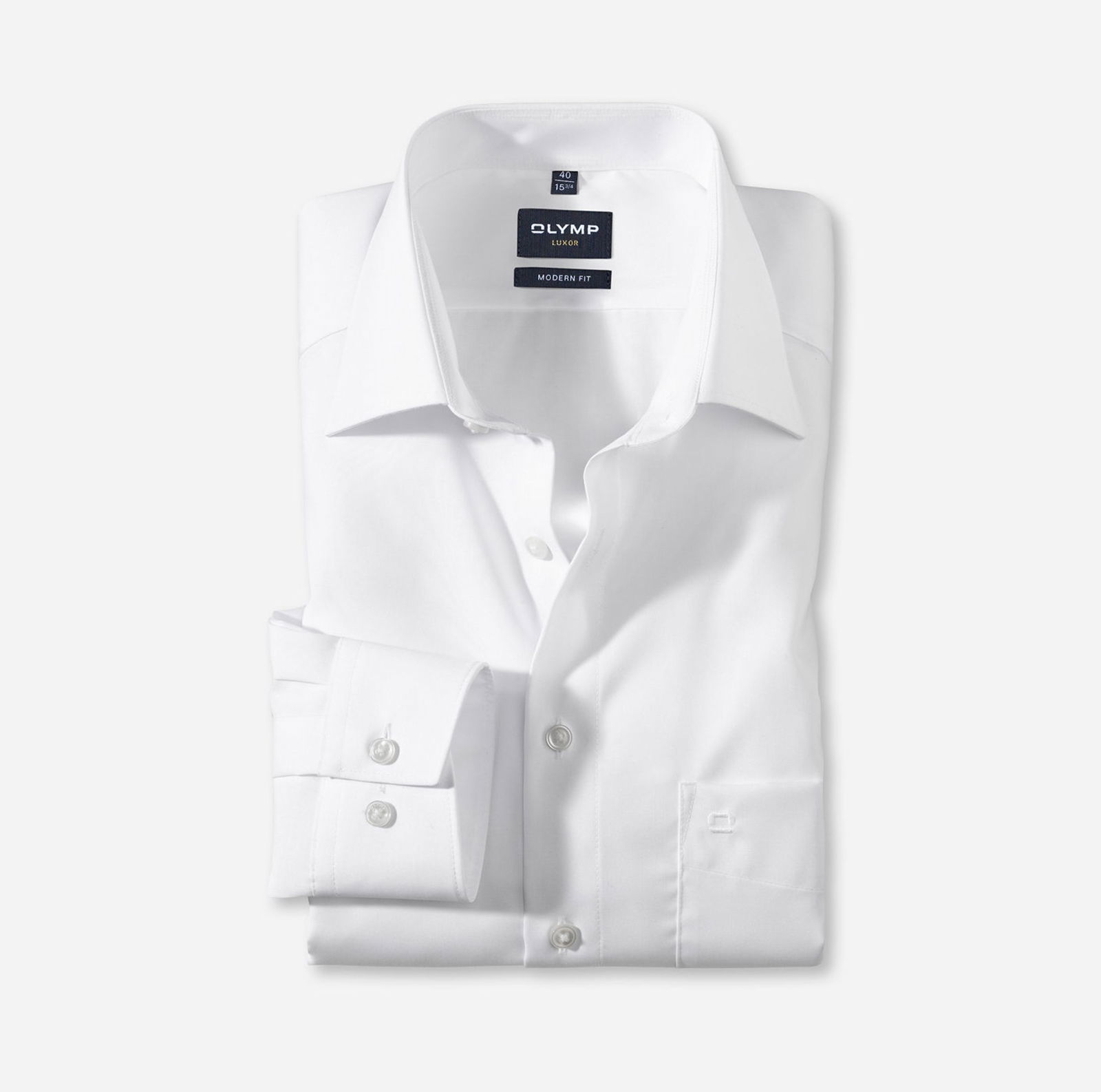 Olymp |  Olymp Hemd Modern Fit  | 40 | weiß