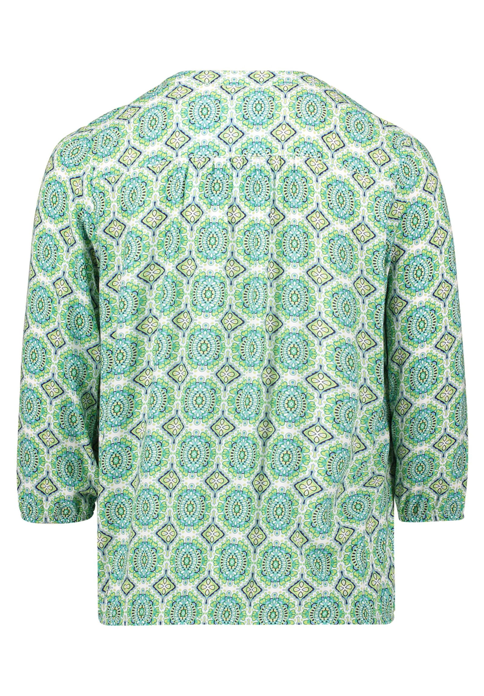 d762b49d2c0e566eed2d377aa524caf4 Cartoon | Cartoon Druckbluse | 40 | green/blue