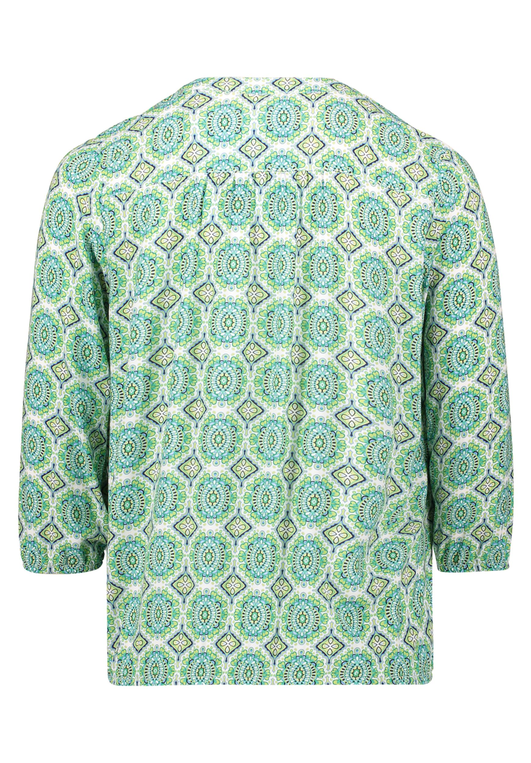 Cartoon |  Cartoon Druckbluse  | 40 | green/blue