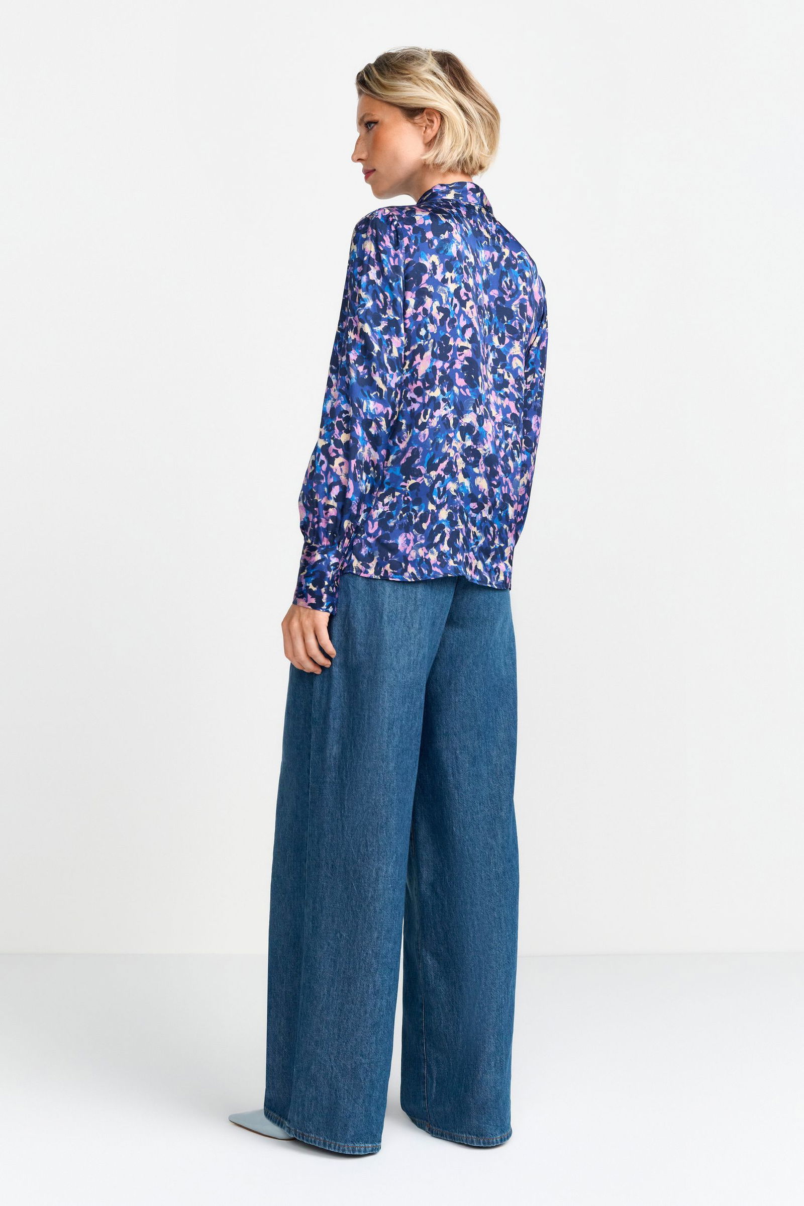 Rich & Royal | Rich & Royal Druckbluse | 40 | midnight blue