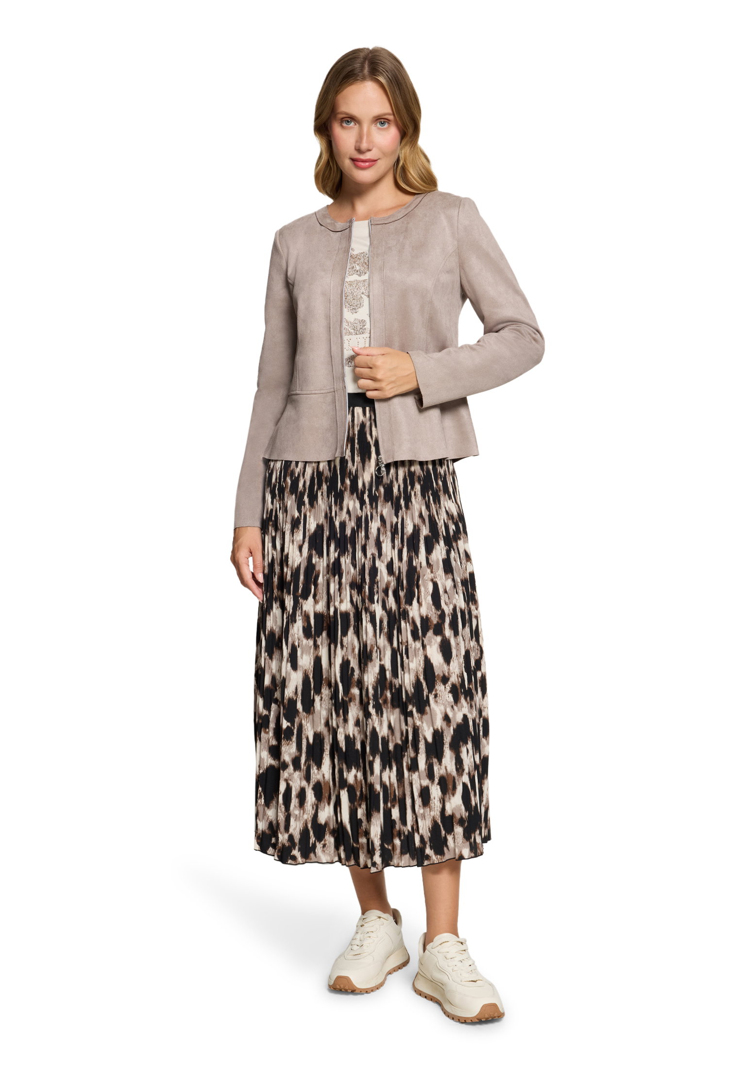 Rock Lang Klassisch, Beige/Black #5