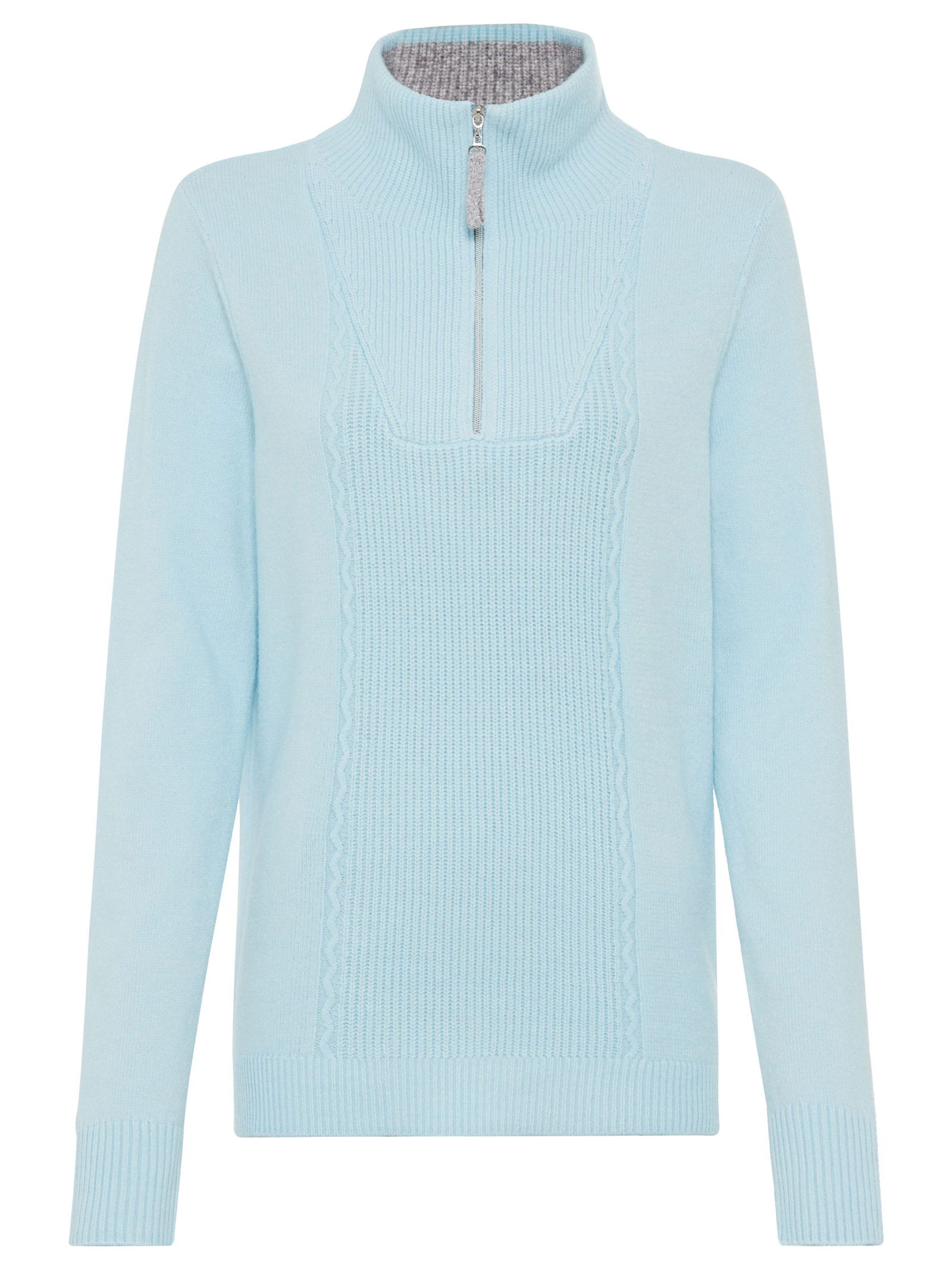 Olsen | Olsen Pullover | 42 | satin blue mel.