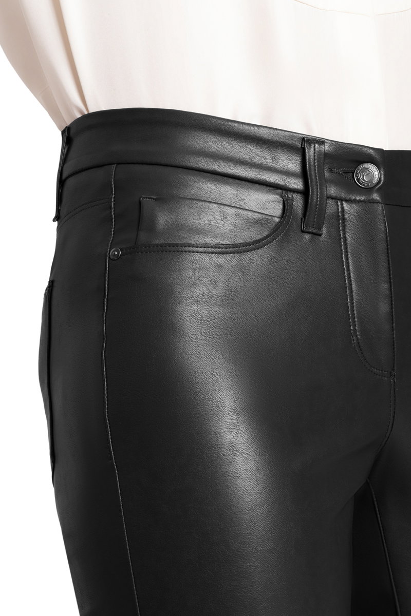 Cambio Stoffhose in Leder-Optik "Ray" #5