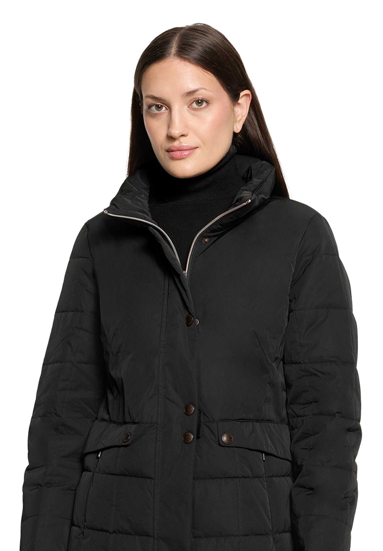 Mantel Watte, Jet Black #9