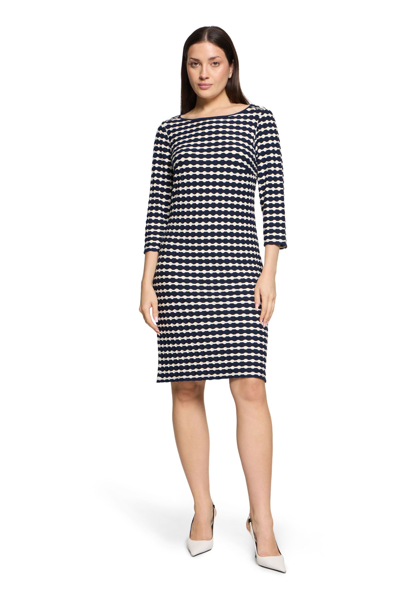 Betty Barclay |  Betty Barclay Freizeitkleid  | 38 | dunkelblau/weiß