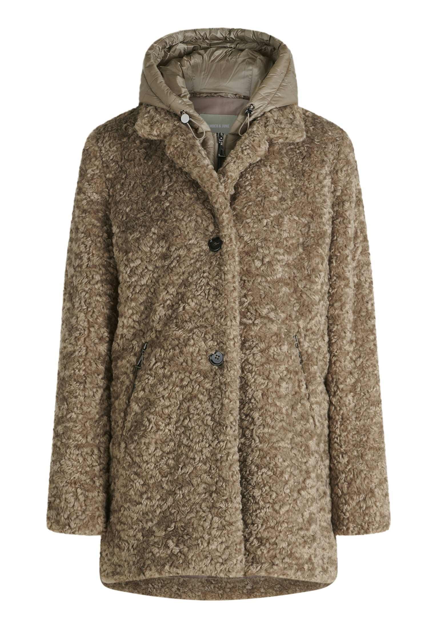 Jacke PlUEsch, Golden Almond #1