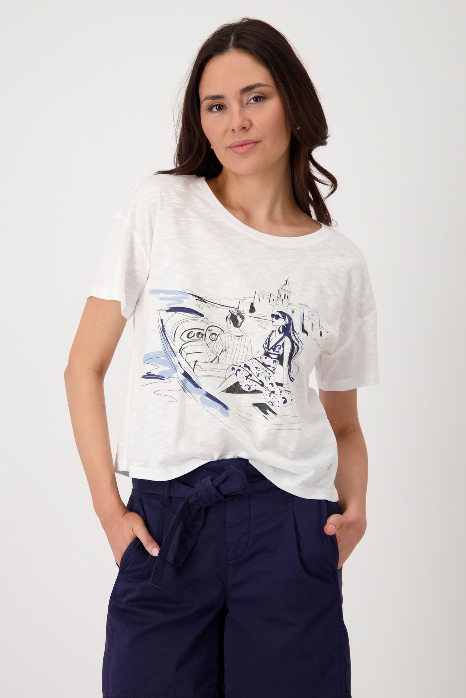 b90d0a2ffaec938a0f8ba5cbe3416892 Monari |  T-Shirt, navy blue | 36 | navy blue