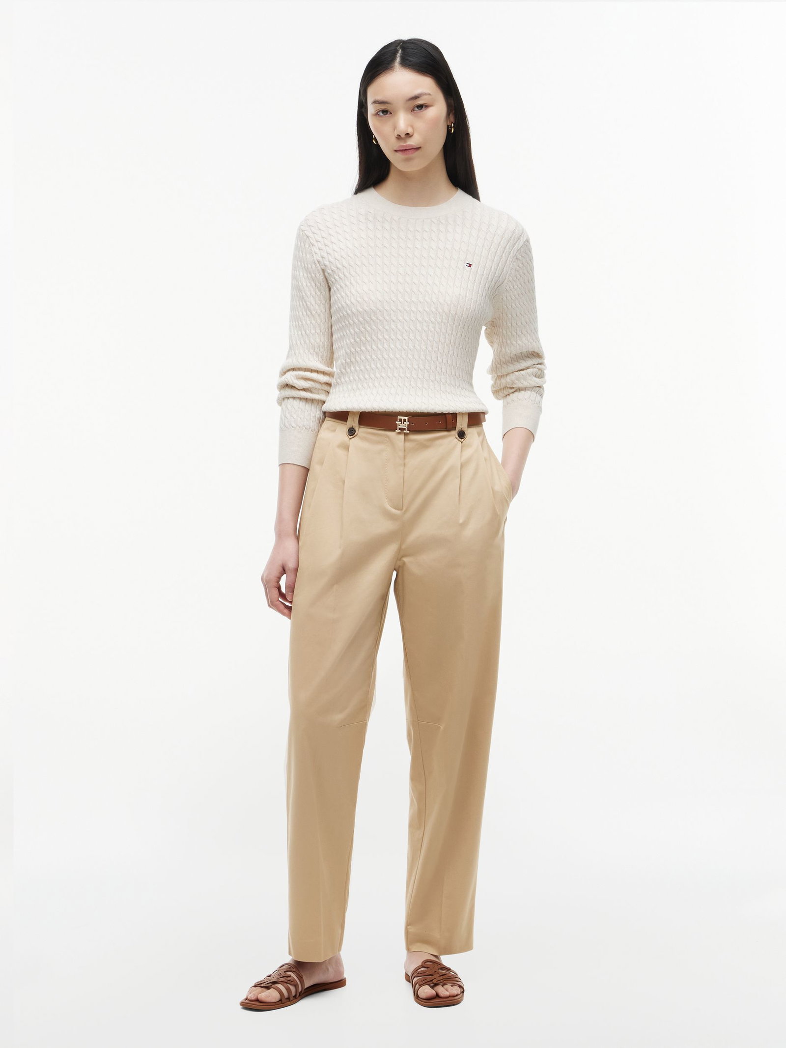 Tommy Hilfiger |  Tommy Hilfiger Longsleeve  | S | heather ivory petal