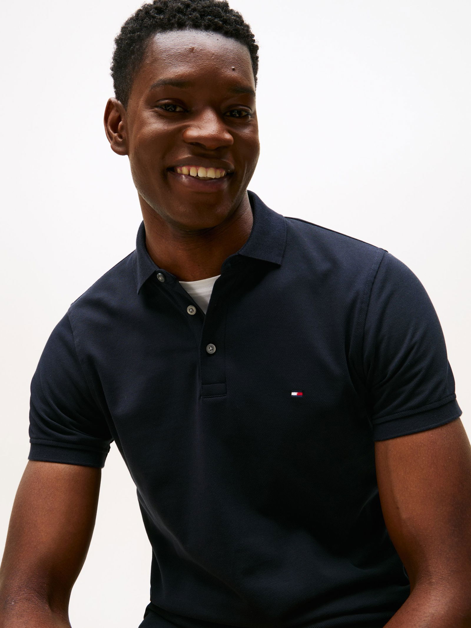 Tommy Hilfiger |  Tommy Hilfiger Poloshirt  | XL | desert sky