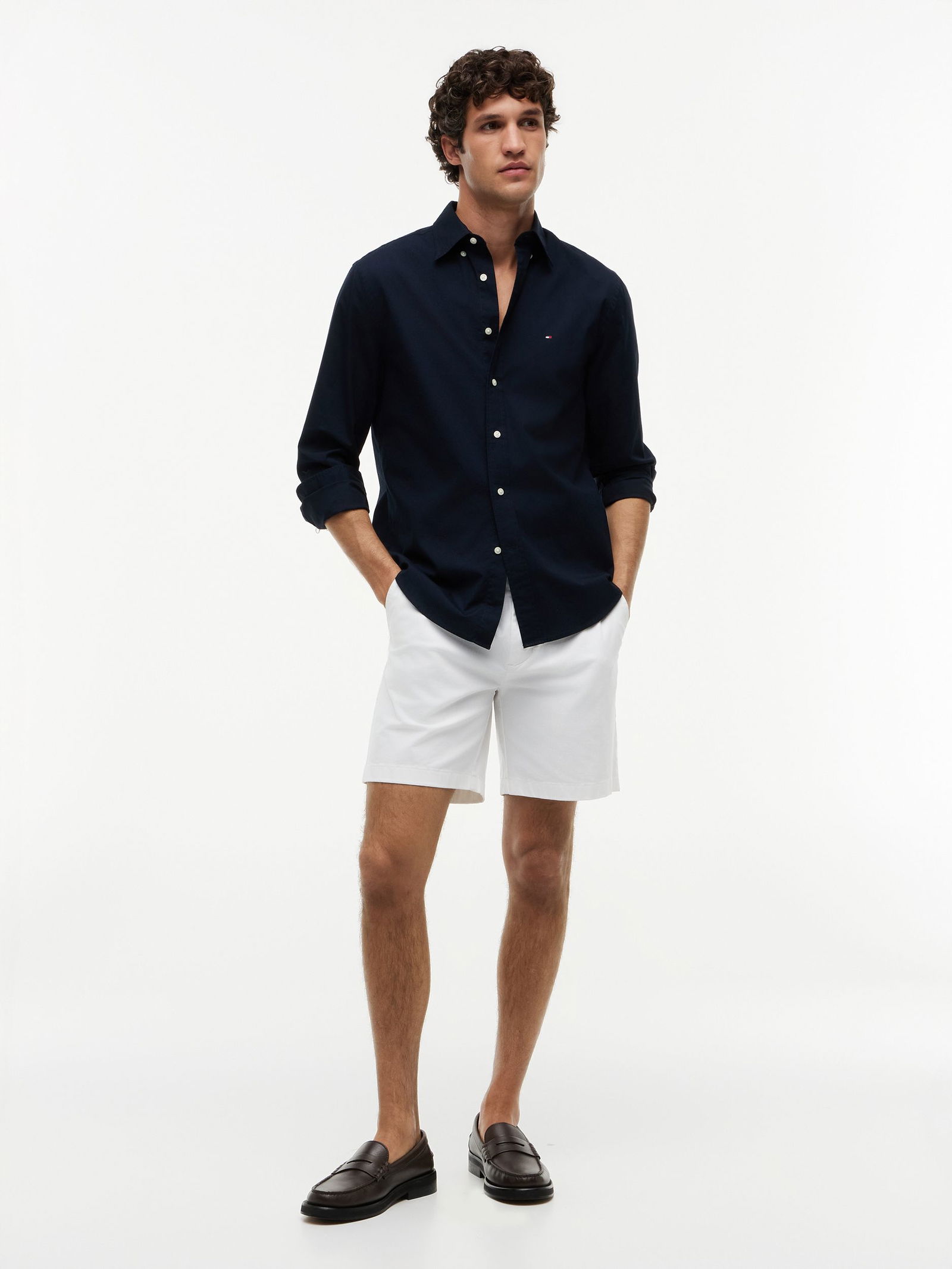 Tommy Hilfiger |  Tommy Hilfiger Hemd Regular Fit  | L | desert sky