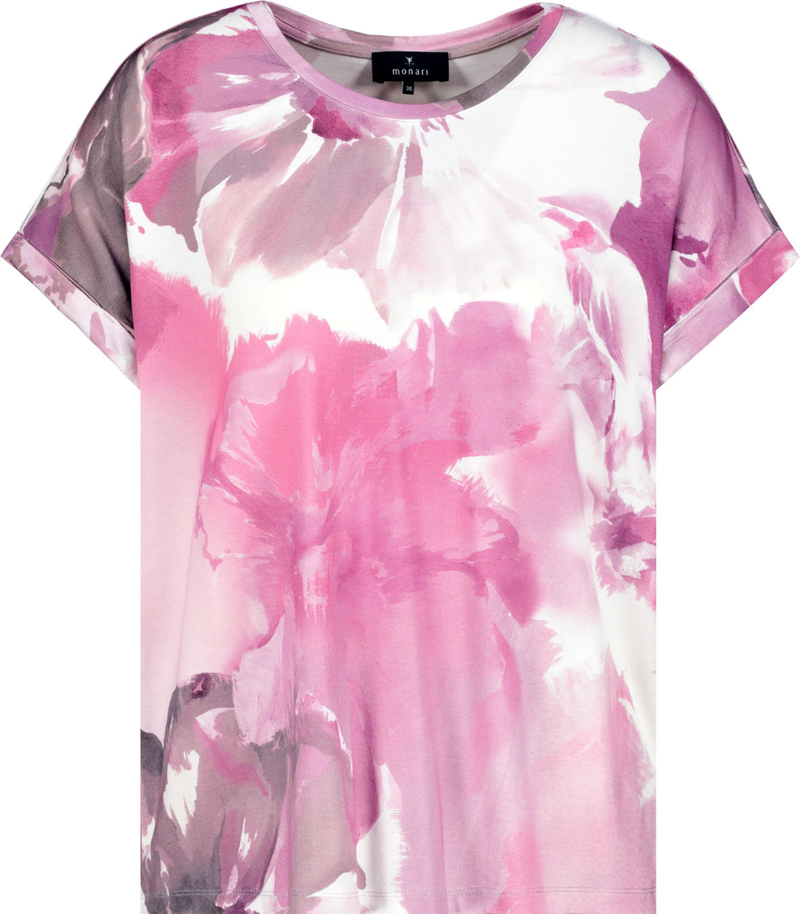 Monari |  T-ShirtT-Shirt, blossom gemustert | 40 | blossom gemustert